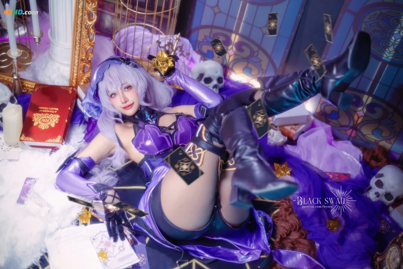 Byoru (biyoru) cosplay Black Swan - HonkaiStar Rail — photo 2