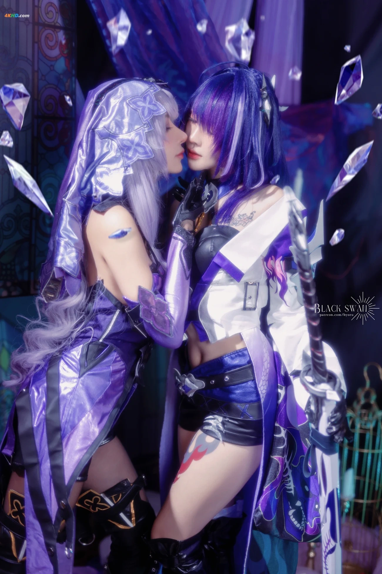 Byoru (biyoru) cosplay Black Swan - HonkaiStar Rail — photo 3