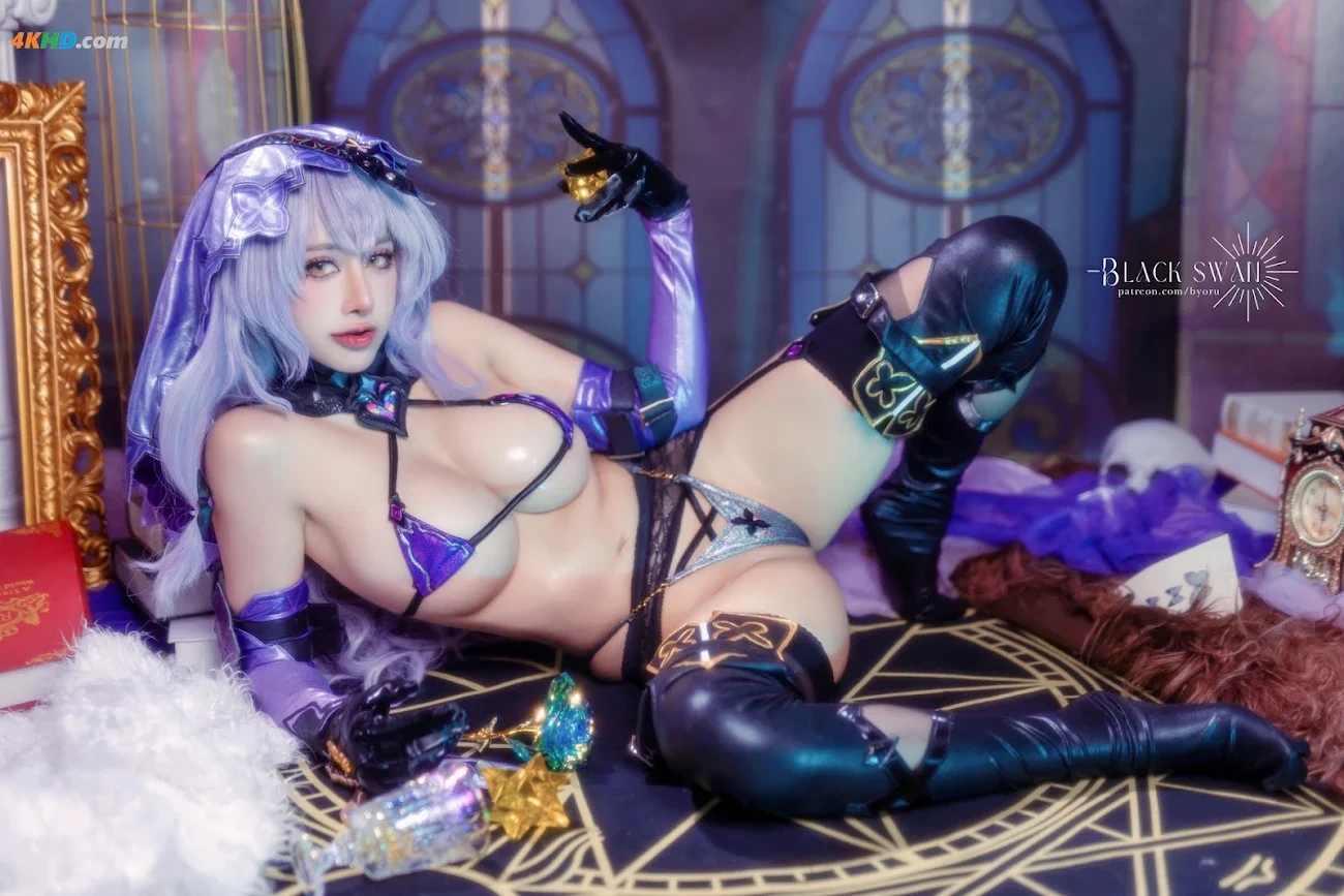 Byoru (biyoru) cosplay Black Swan - HonkaiStar Rail — photo 16