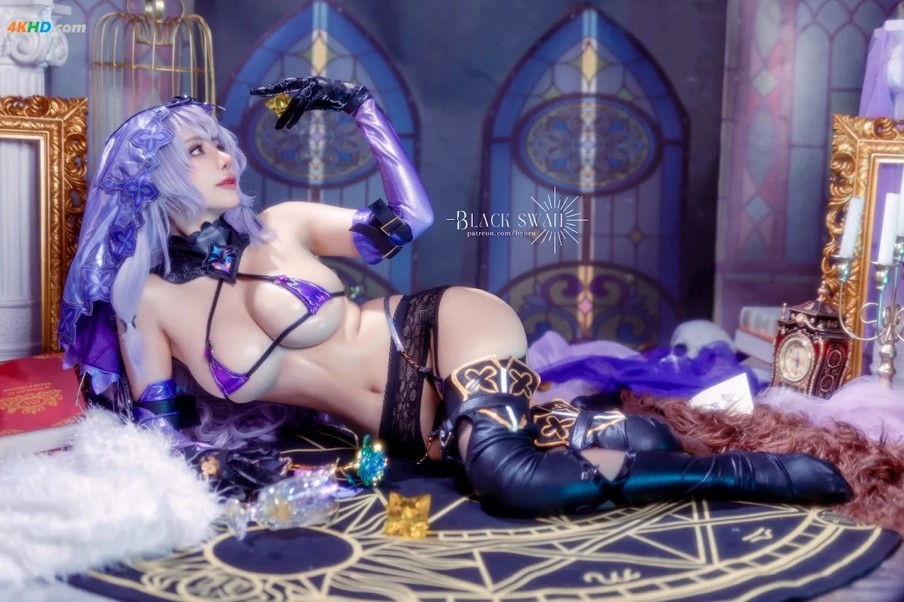 Byoru (biyoru) cosplay Black Swan - HonkaiStar Rail — photo 18