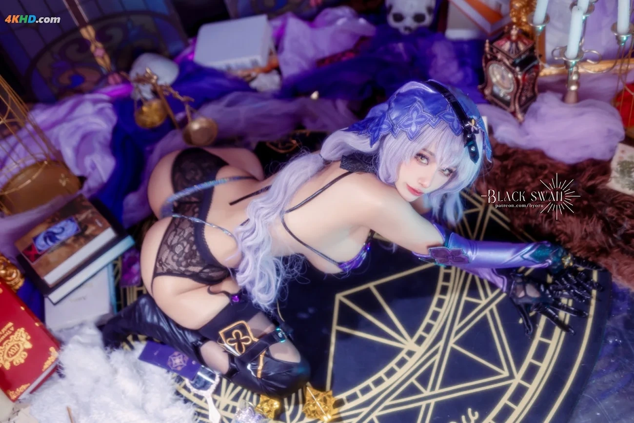 Byoru (biyoru) cosplay Black Swan - HonkaiStar Rail — photo 31