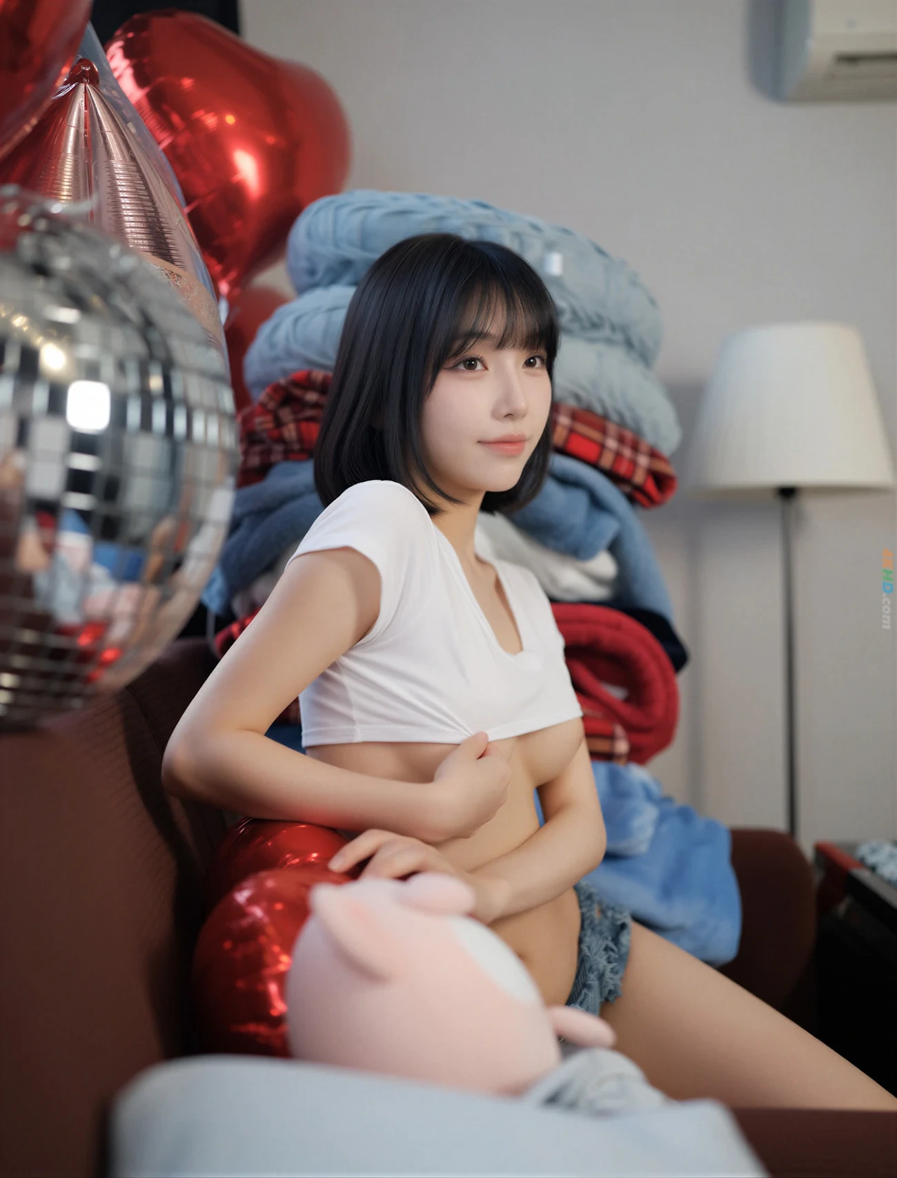 [AI Enhanced] [Bimilstory] CHUCHU - Vol.21 Birthday Fantasy Surprise for Her Boyfriend — photo 108