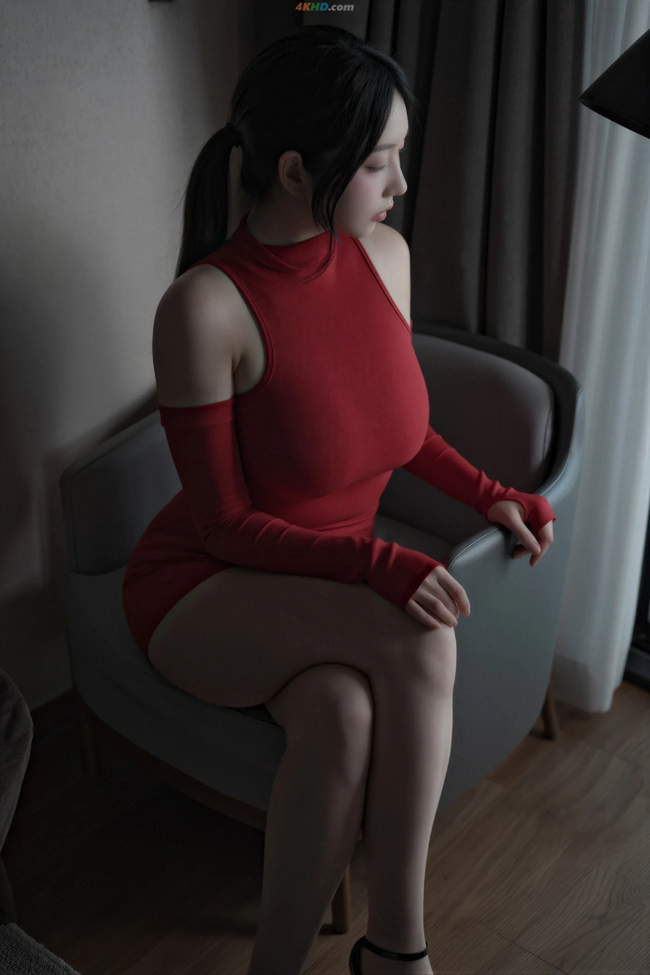 [AI Enhanced] X-LEVEL Suji (SuJi) - Vol.82 Meshed RED — photo 34