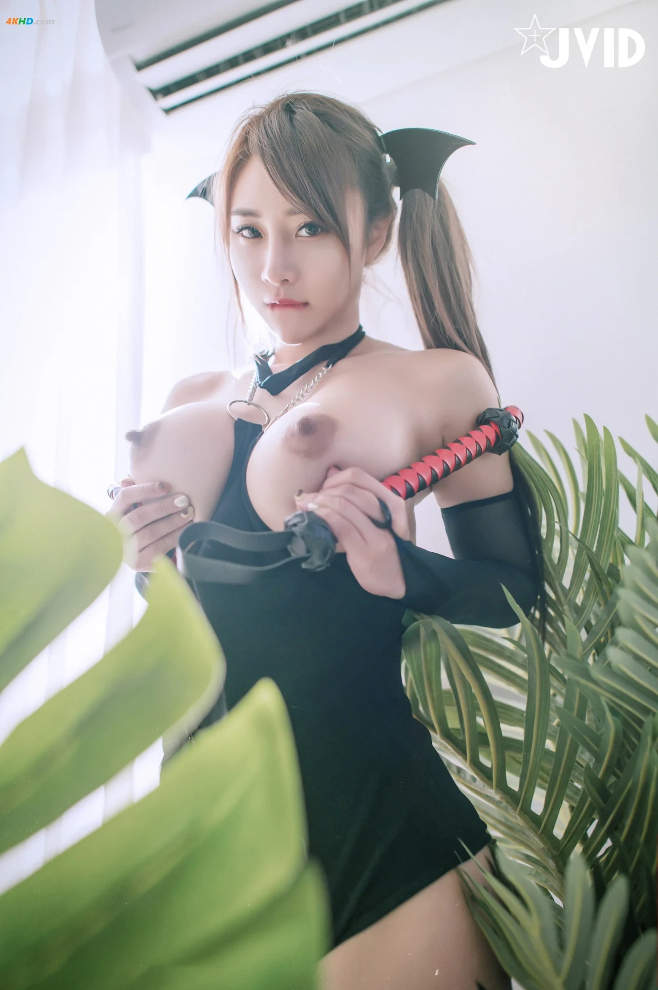 JVID_Lele LeLe - QingSeKongJie&HeiAnEMo — photo 43