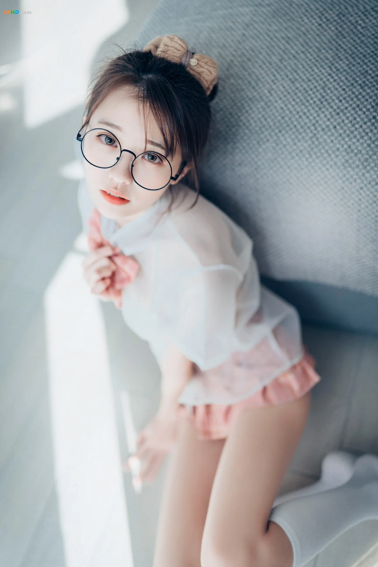 JVID_YanYan Angel - NuHaiZaitrasmartZhiFuYuYanJing — photo 10