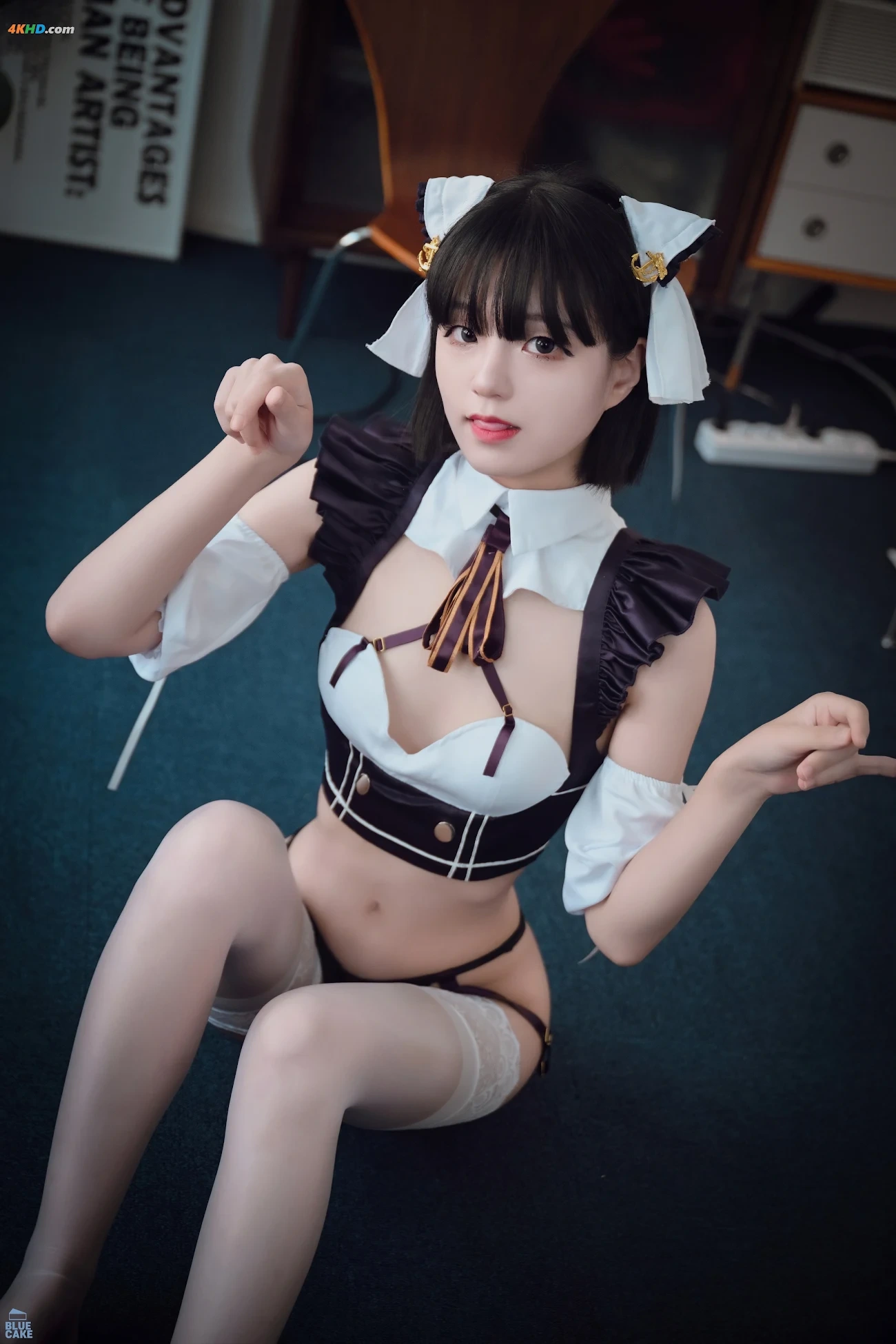 Jenny (JeongJeNi) BLUECAKE Jenny (JeongJeNi) Maid Cosplay — photo 42