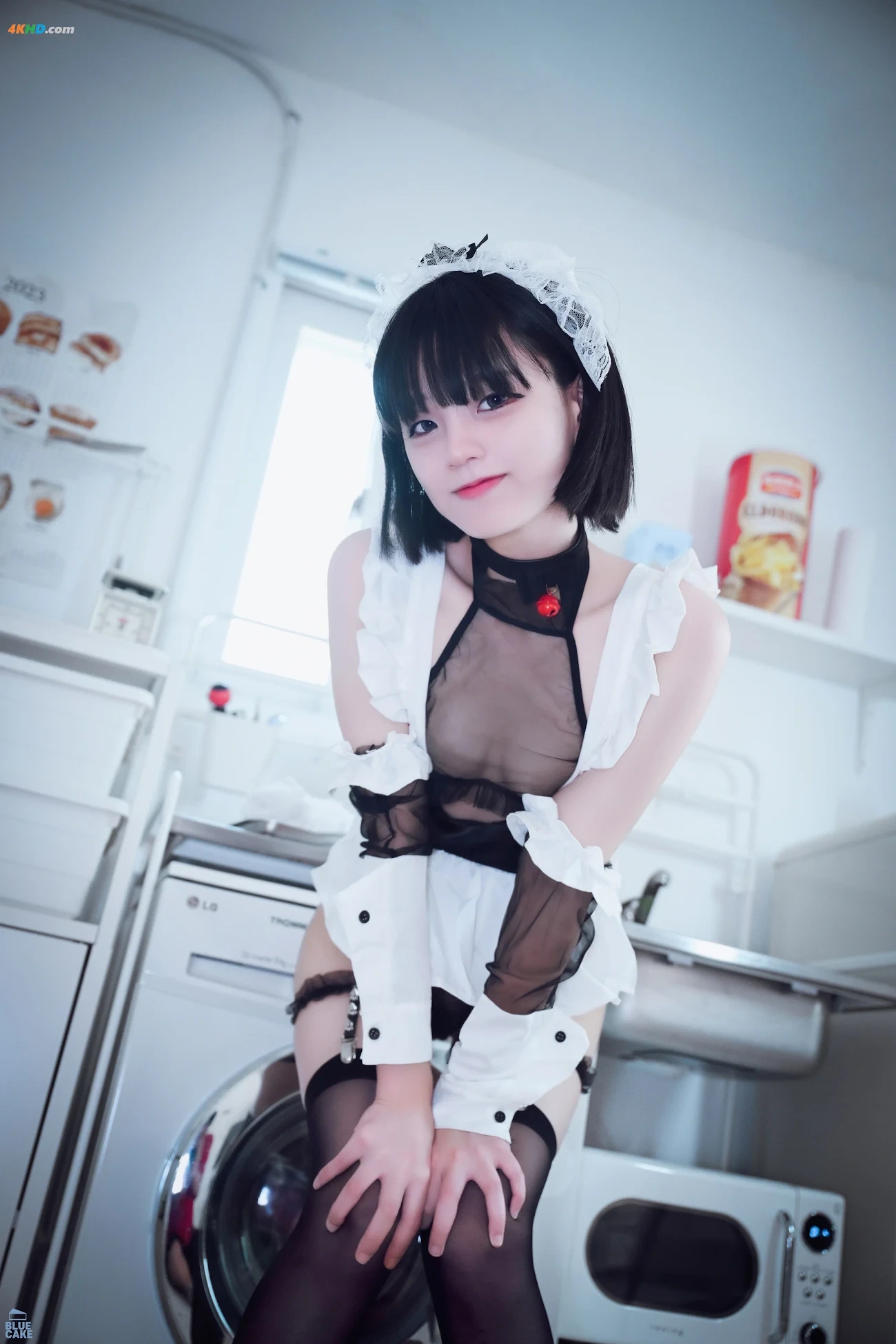 Jenny (JeongJeNi) BLUECAKE Jenny (JeongJeNi) Maid Cosplay — photo 79