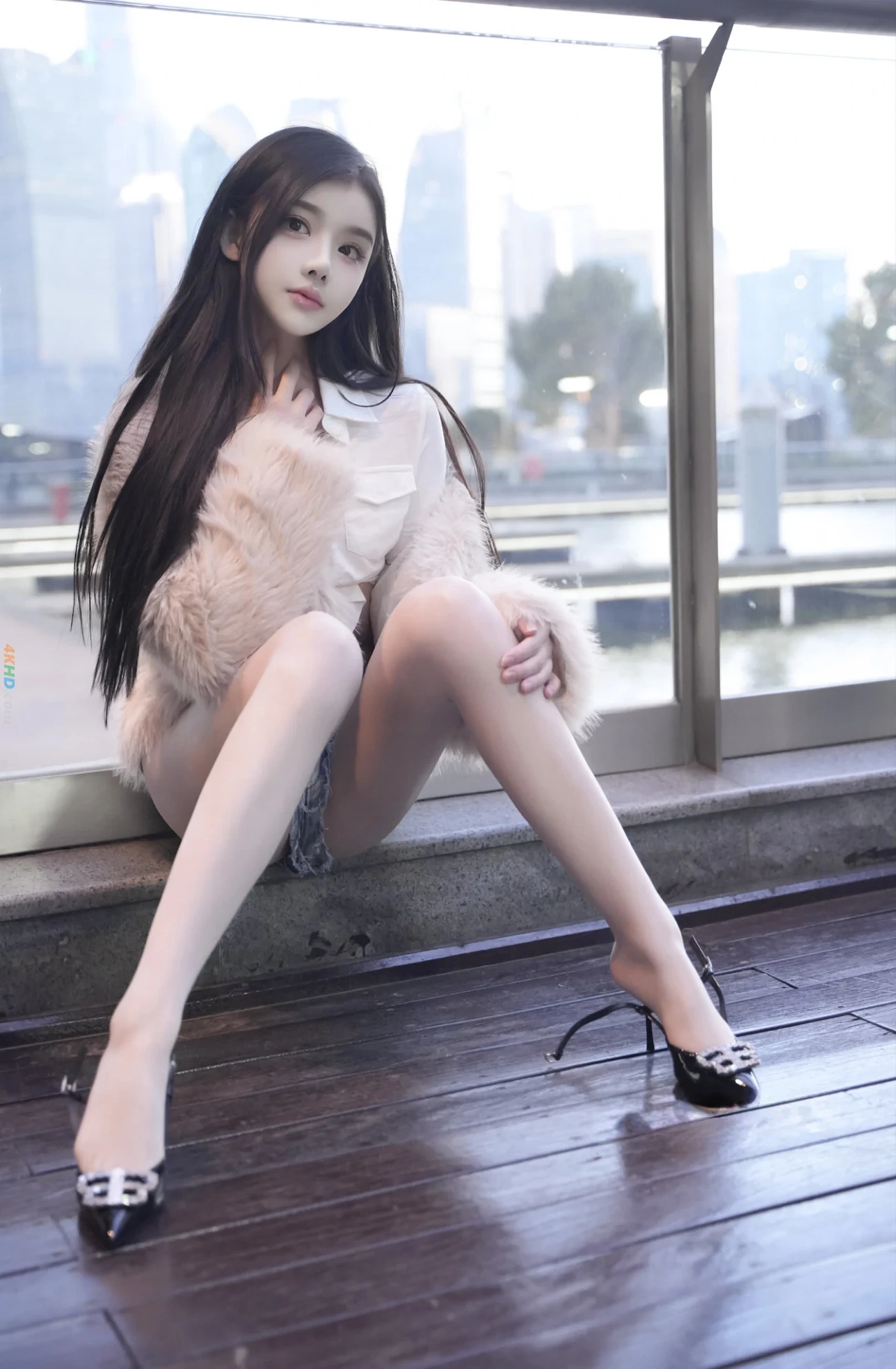 [NeiGouWuShuiYin] LongXueEr - R18 NiuZiDuanKu — photo 3