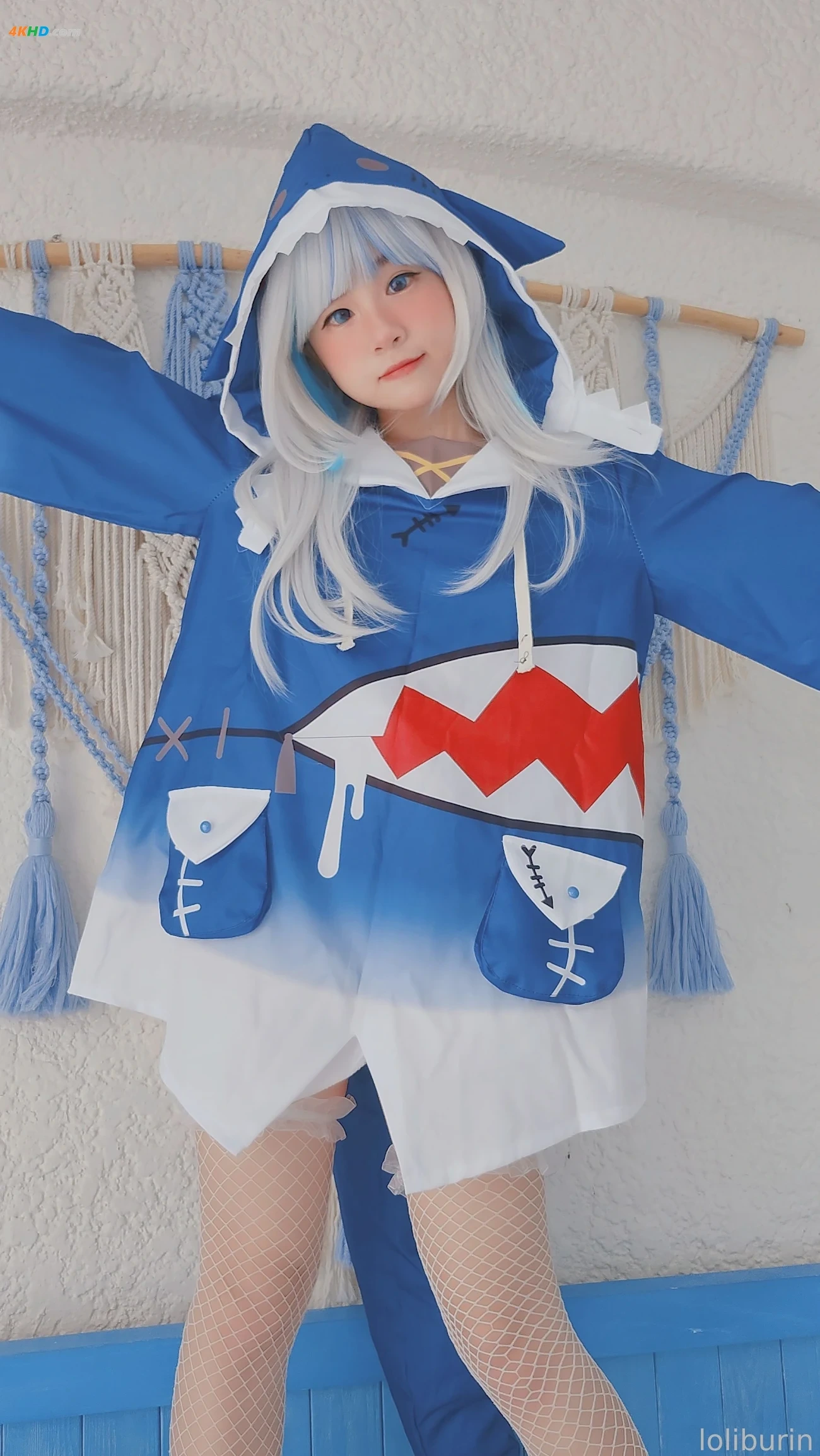 Burin cosplay Gawr Gura - Hololive — photo 1