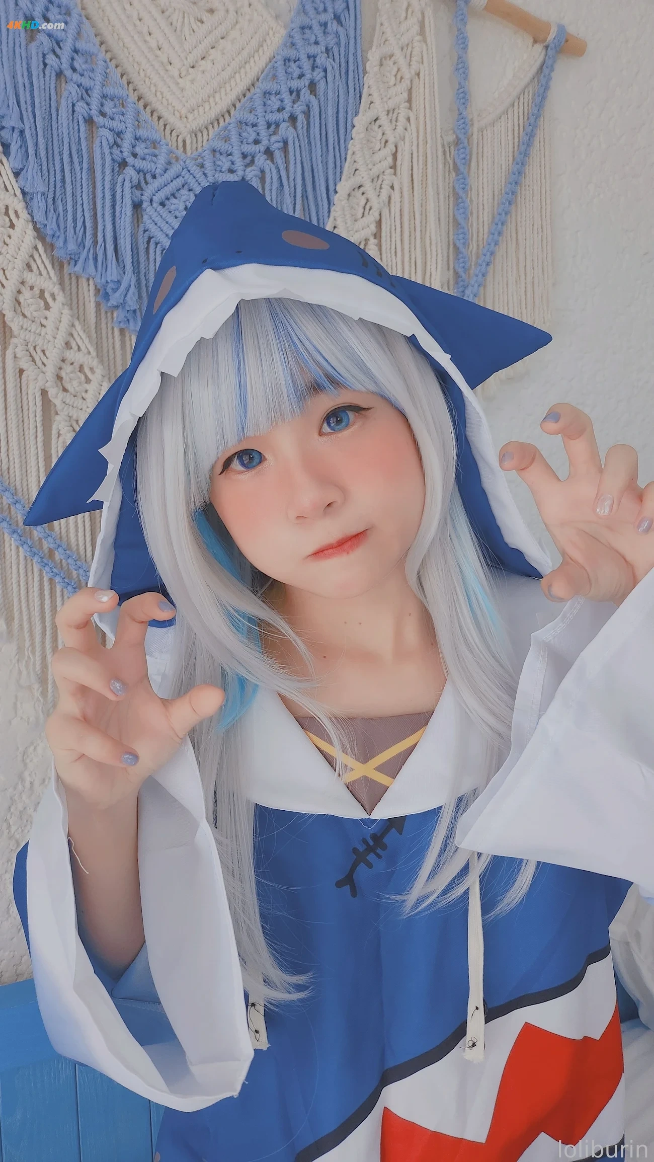 Burin cosplay Gawr Gura - Hololive — photo 2