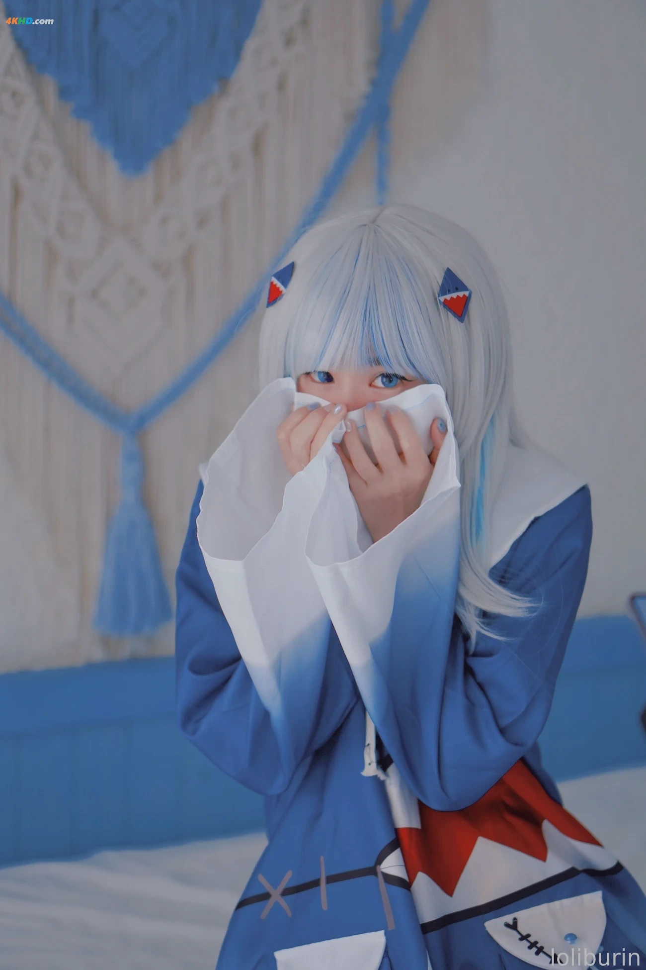 Burin cosplay Gawr Gura - Hololive — photo 13