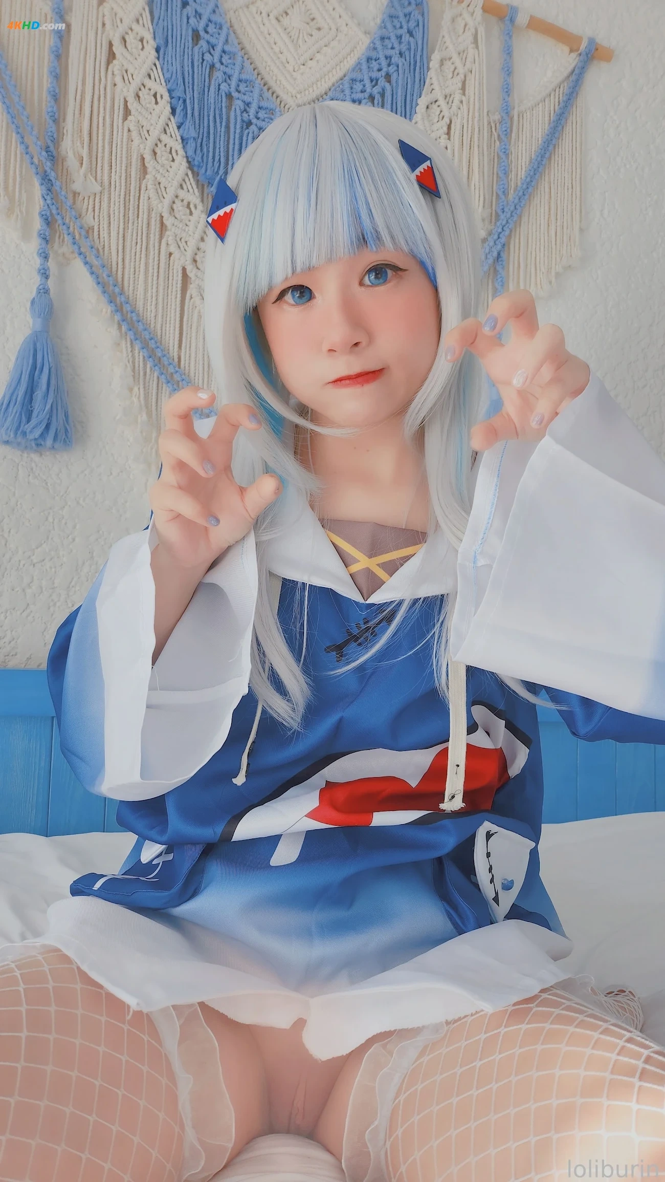 Burin cosplay Gawr Gura - Hololive — photo 28