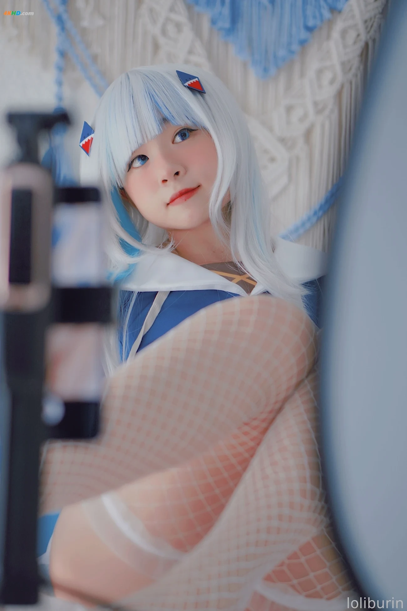 Burin cosplay Gawr Gura - Hololive — photo 61