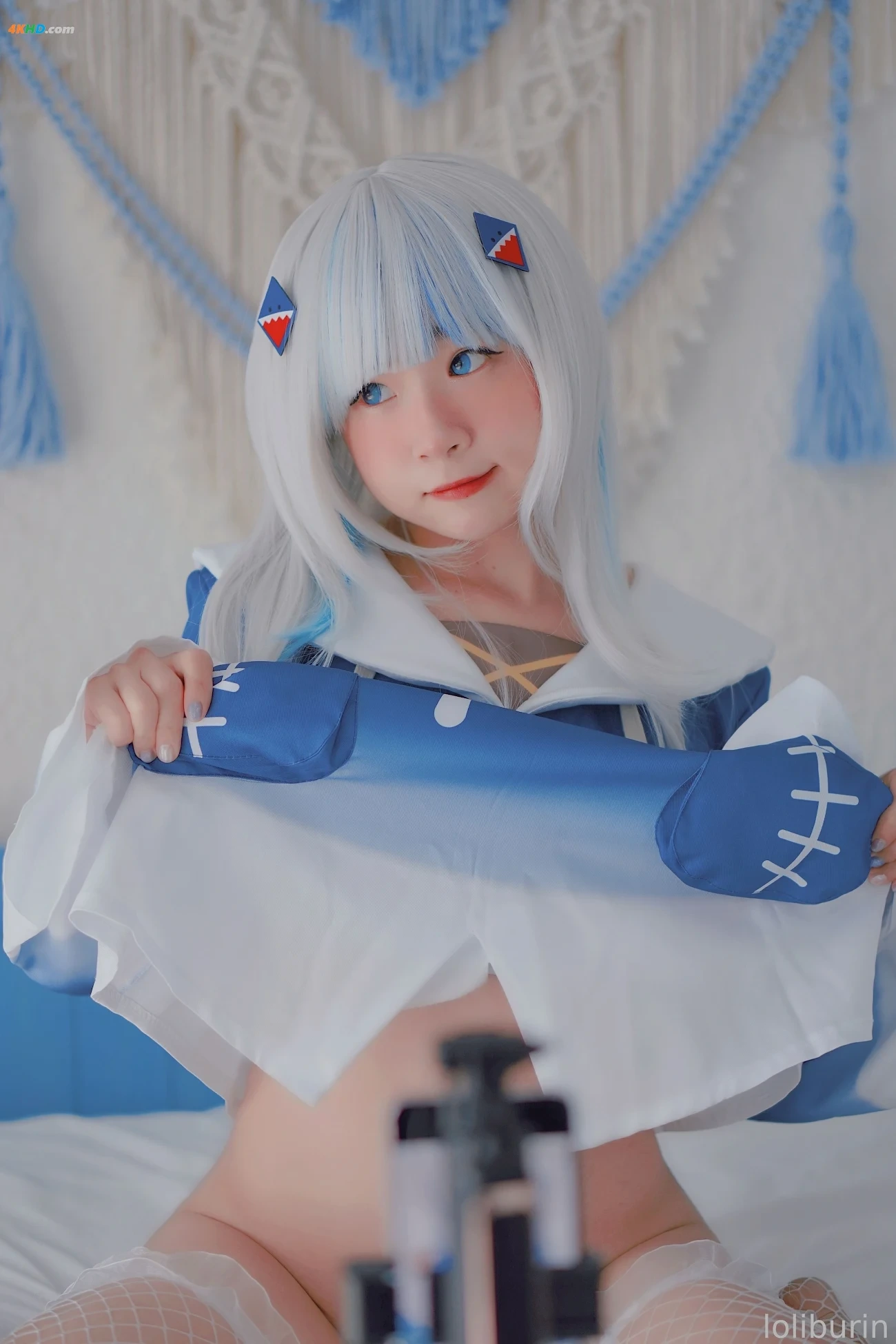 Burin cosplay Gawr Gura - Hololive — photo 62