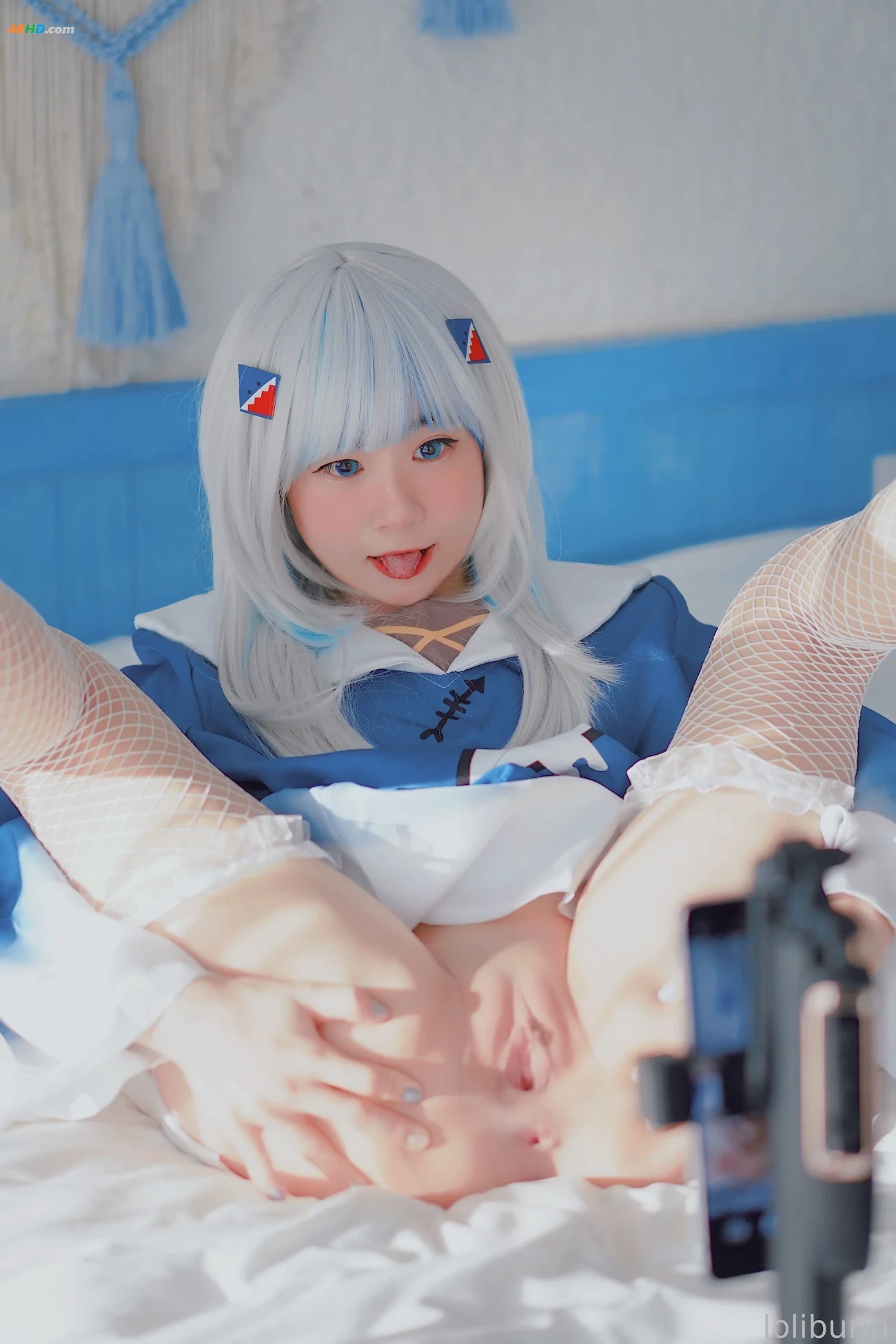 Burin cosplay Gawr Gura - Hololive — photo 63
