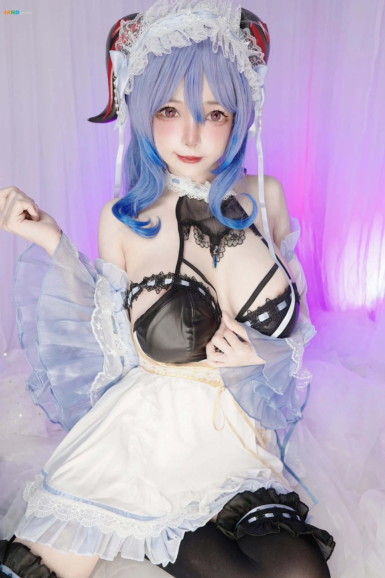 NekoChan - nsfw Ganyu maid selfie set — photo 10