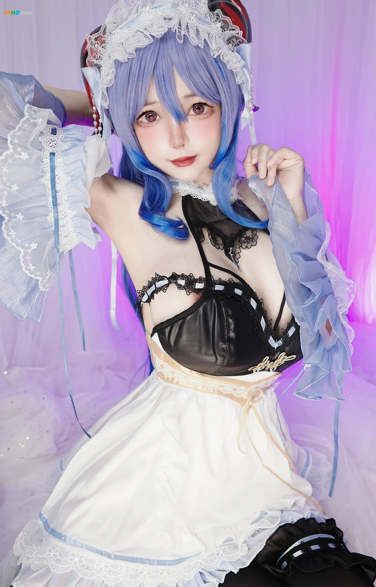 NekoChan - nsfw Ganyu maid selfie set — photo 12