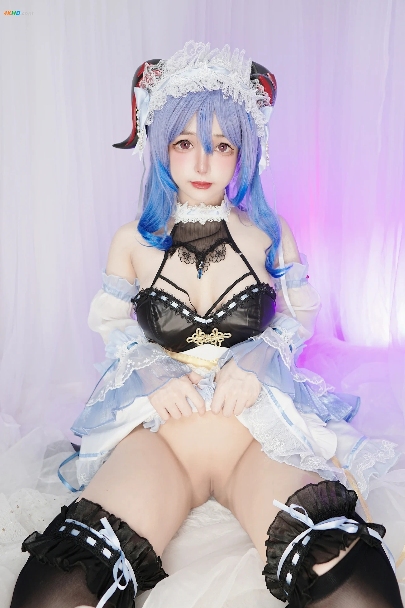NekoChan - nsfw Ganyu maid selfie set — photo 17