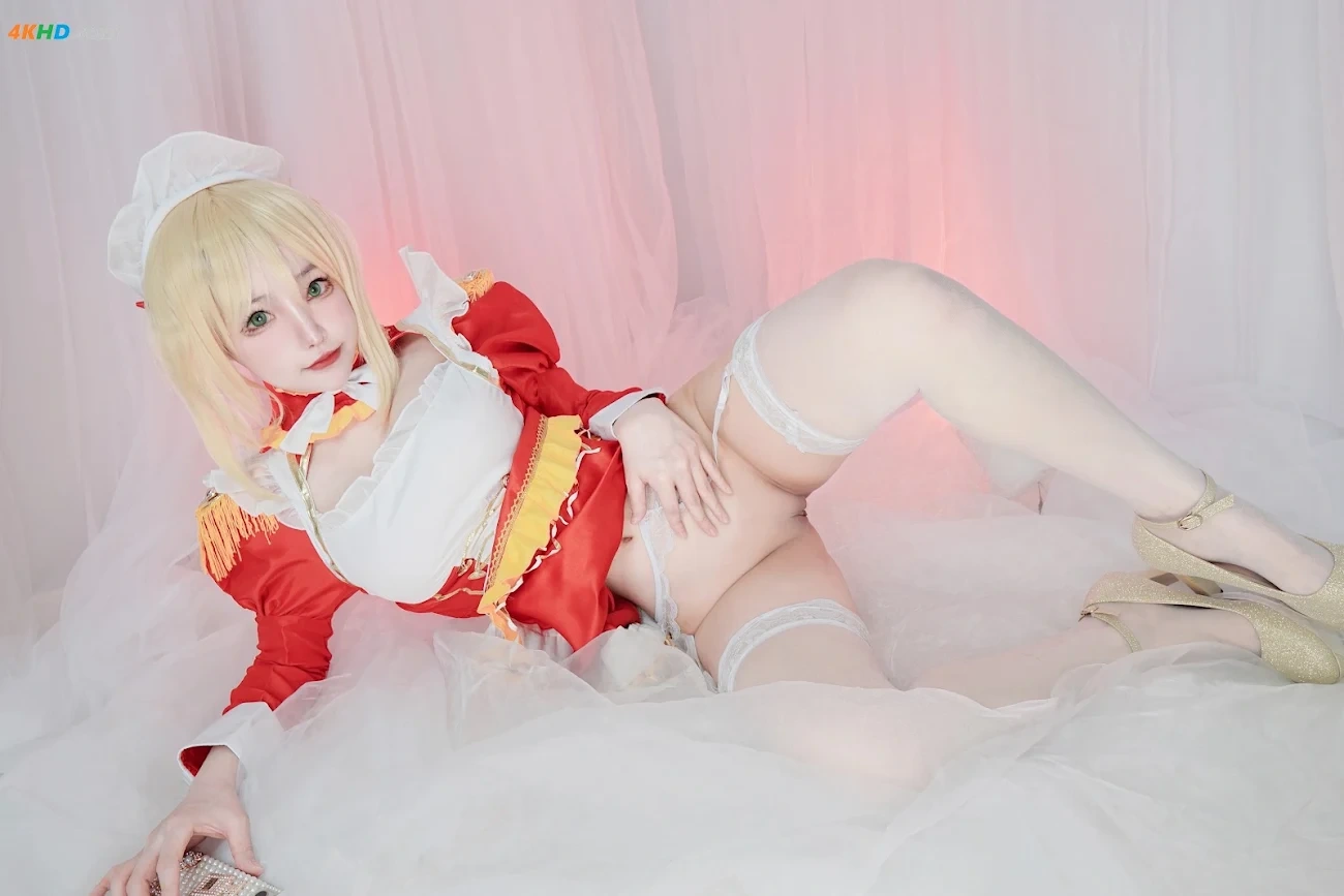 NekoChan - Maid saber nero uncensored nude selfie — photo 7
