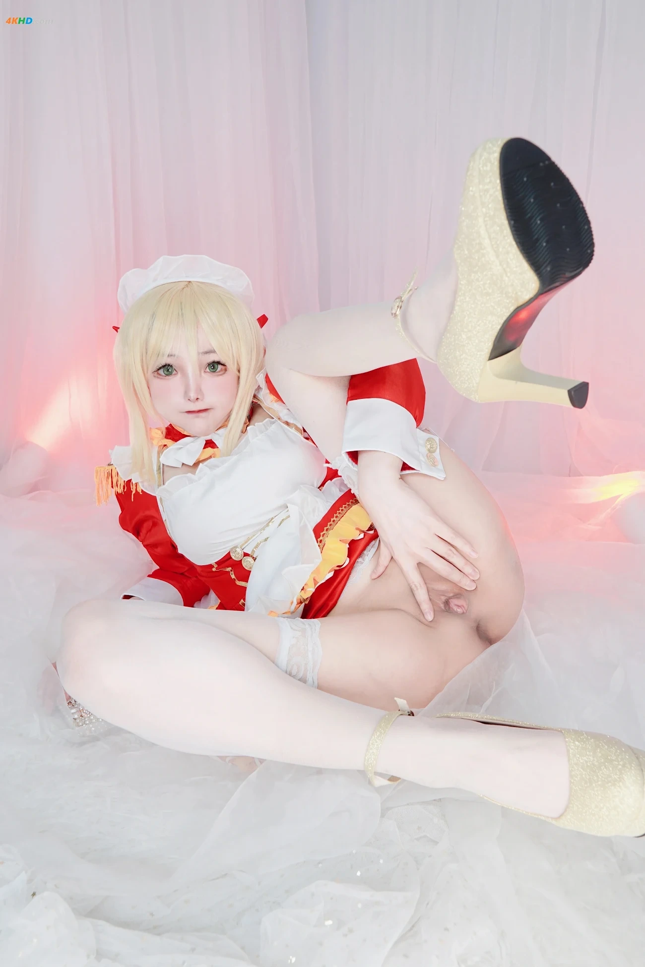 NekoChan - Maid saber nero uncensored nude selfie — photo 10