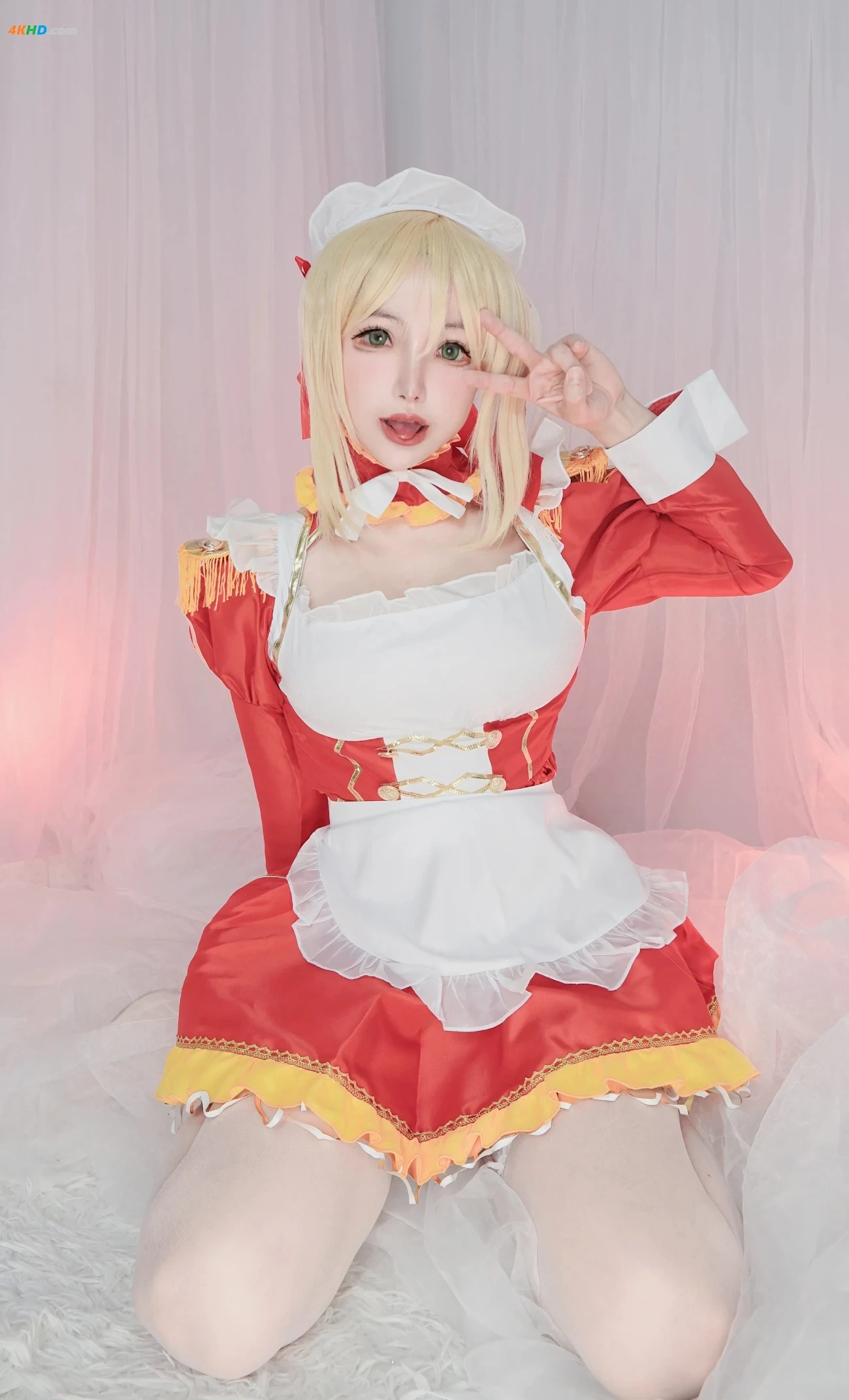 NekoChan - Maid saber nero uncensored nude selfie — photo 11