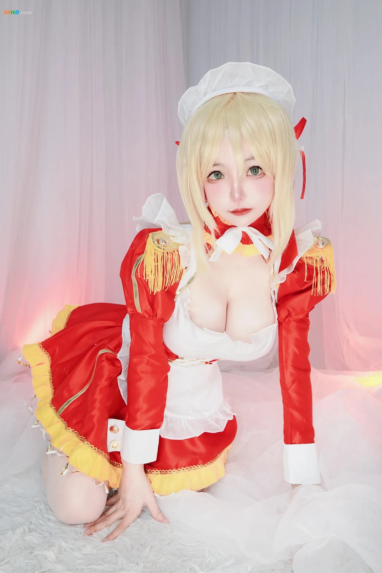NekoChan - Maid saber nero uncensored nude selfie — photo 18