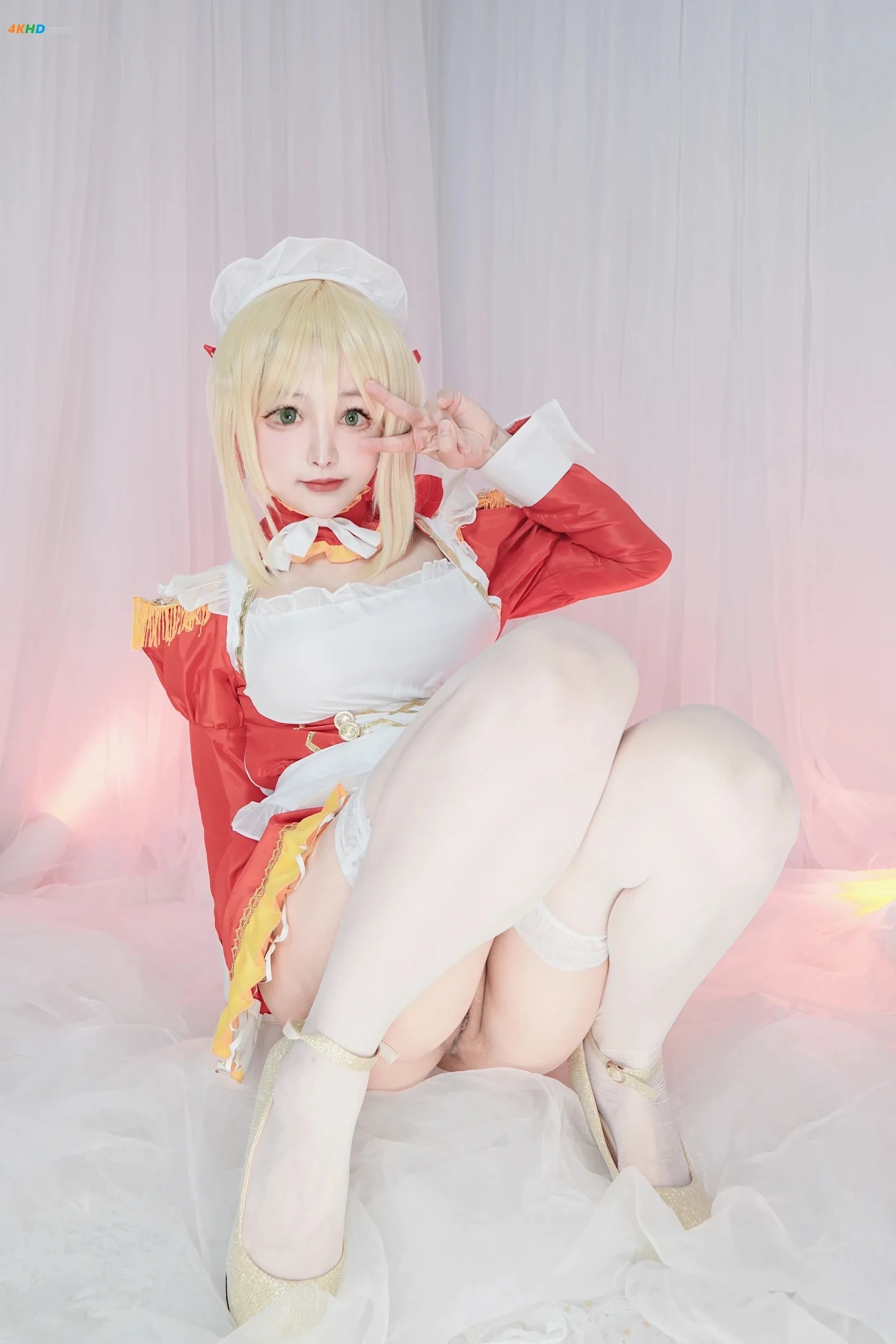 NekoChan - Maid saber nero uncensored nude selfie — photo 23