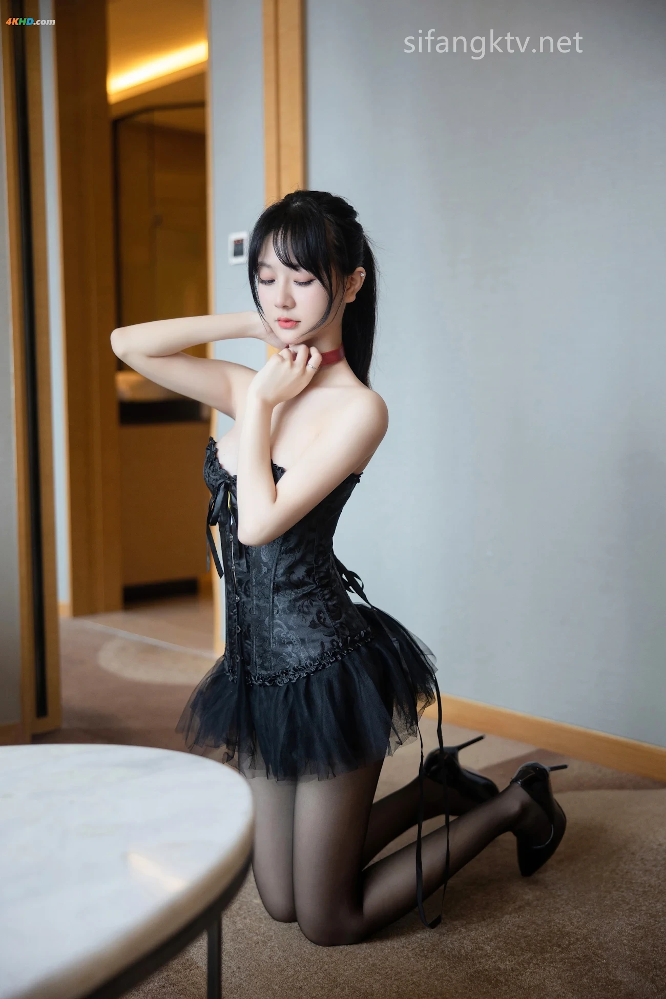 XiuRenWangXieXiaoEn - QingChunNenMoXingGanHeiSiLuJianLiQunGouLian — photo 13