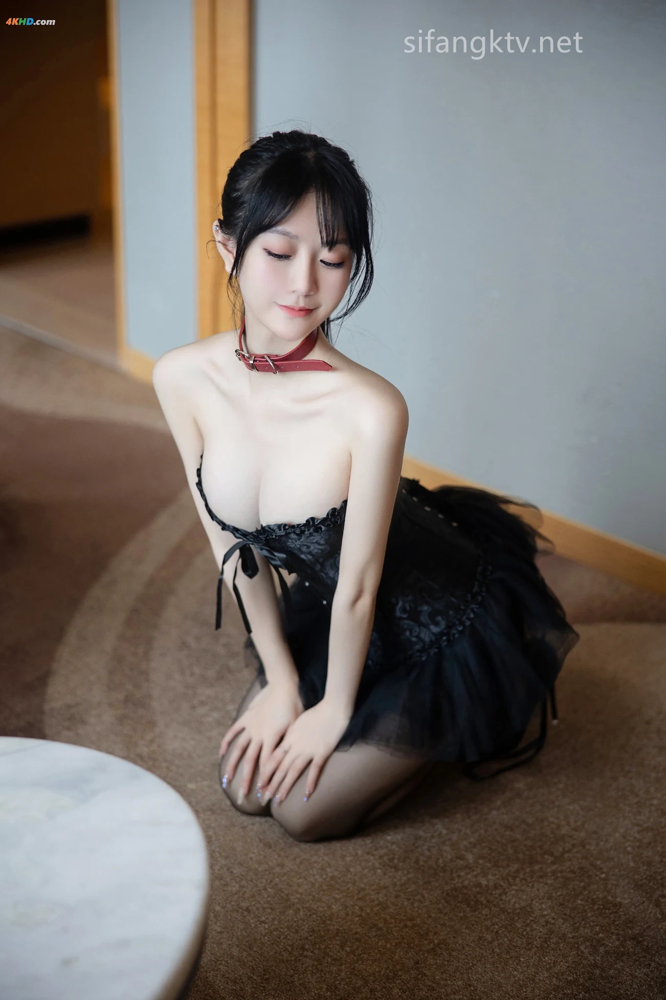 XiuRenWangXieXiaoEn - QingChunNenMoXingGanHeiSiLuJianLiQunGouLian — photo 14