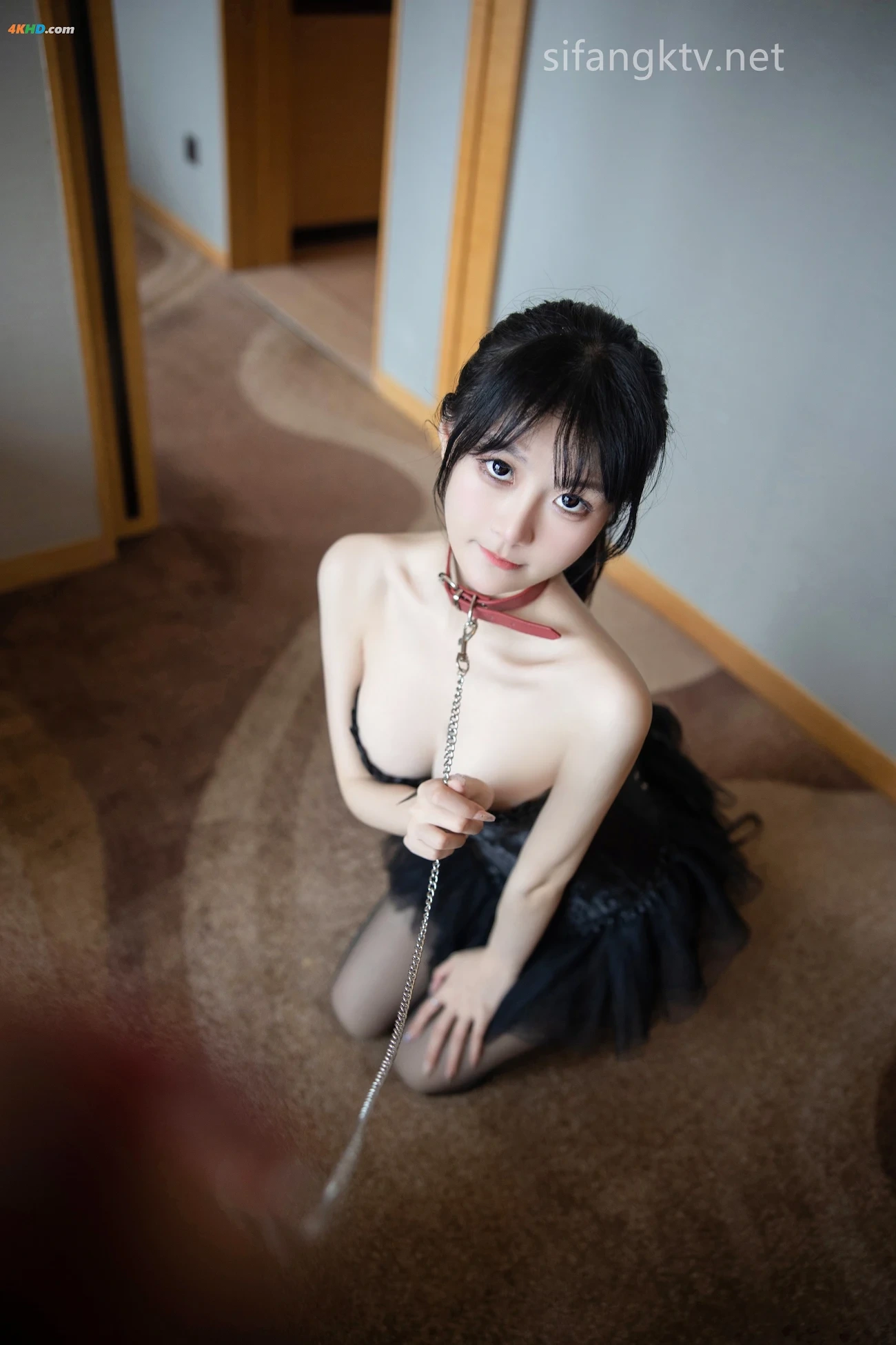 XiuRenWangXieXiaoEn - QingChunNenMoXingGanHeiSiLuJianLiQunGouLian — photo 15