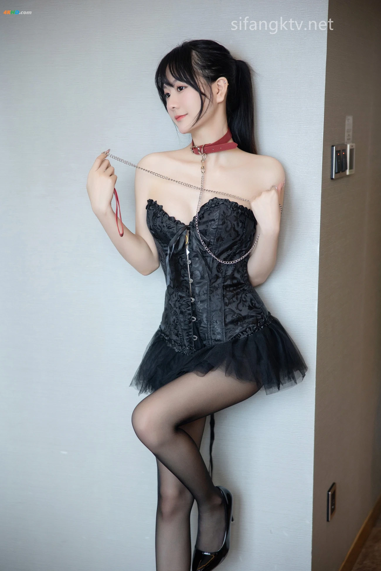 XiuRenWangXieXiaoEn - QingChunNenMoXingGanHeiSiLuJianLiQunGouLian — photo 22