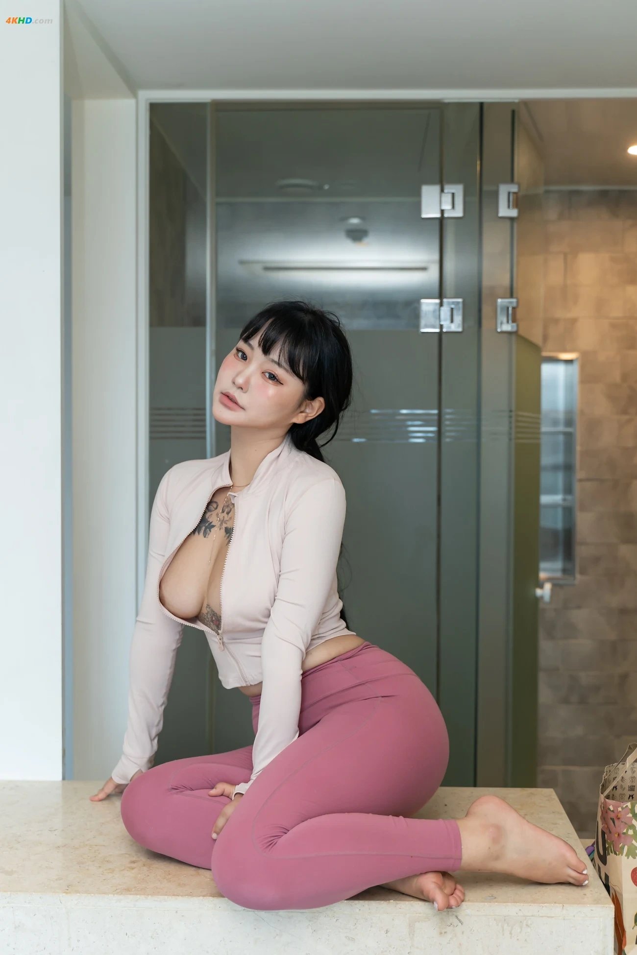 Boyeon (JeonBoYeon) - Nude Leggings — photo 17