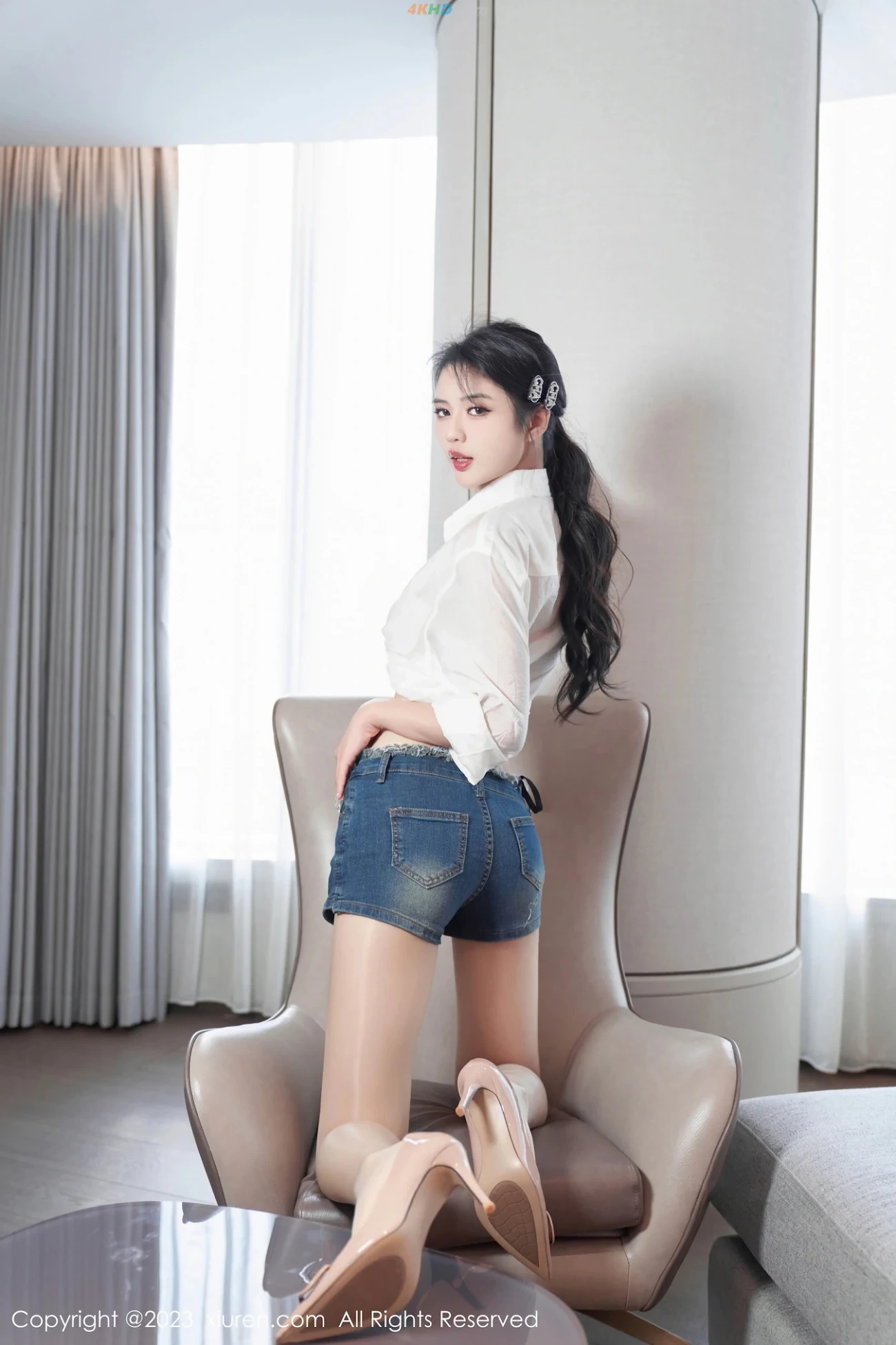 [NeiGouWuShuiYin] QianQianDanny - R18 XiuRenWangMoTe NeiGouSiPaiLuDianLiuChu — photo 6