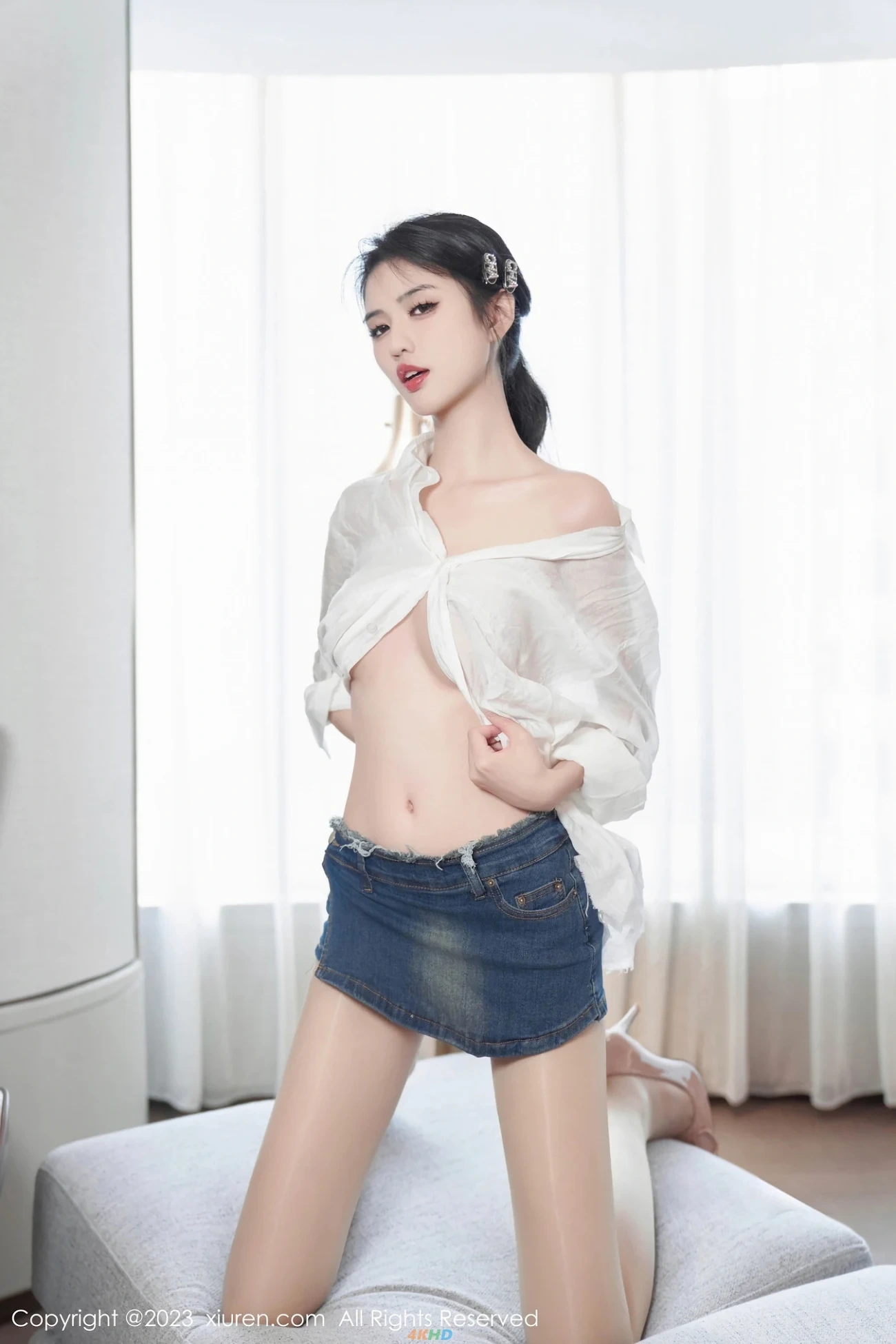 [NeiGouWuShuiYin] QianQianDanny - R18 XiuRenWangMoTe NeiGouSiPaiLuDianLiuChu — photo 15