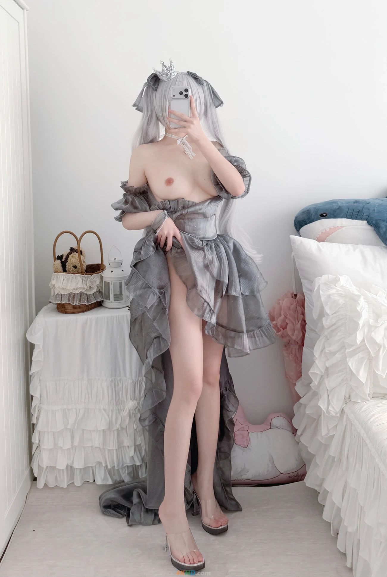 [OtherXXX] 18jkpeach(XianXianTaoYiKeTianTao) - JKHeiSiDuanWaZiWeiPenShui — photo 87