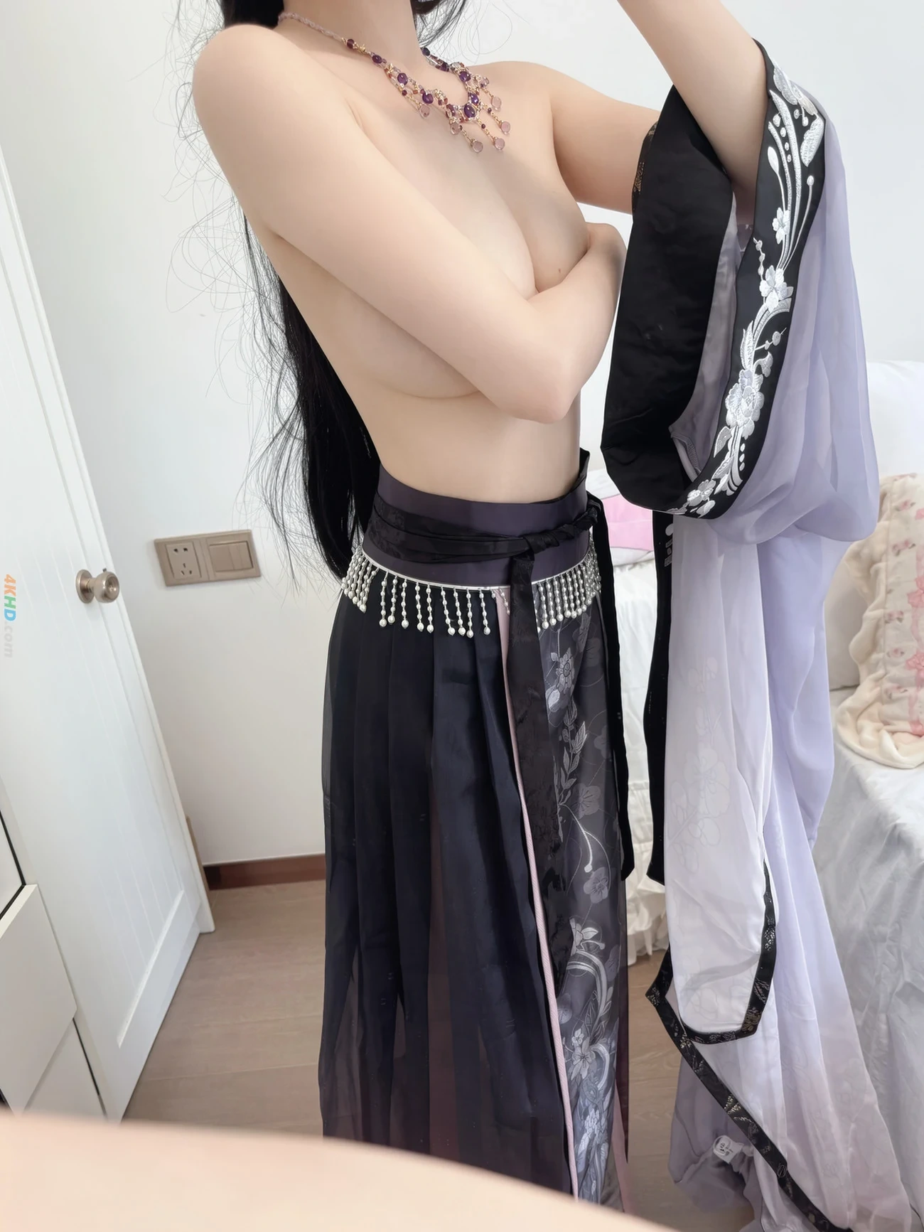 [OtherXXX] 18jkpeach(XianXianTaoYiKeTianTao) - JKHeiSiDuanWaZiWeiPenShui — photo 123