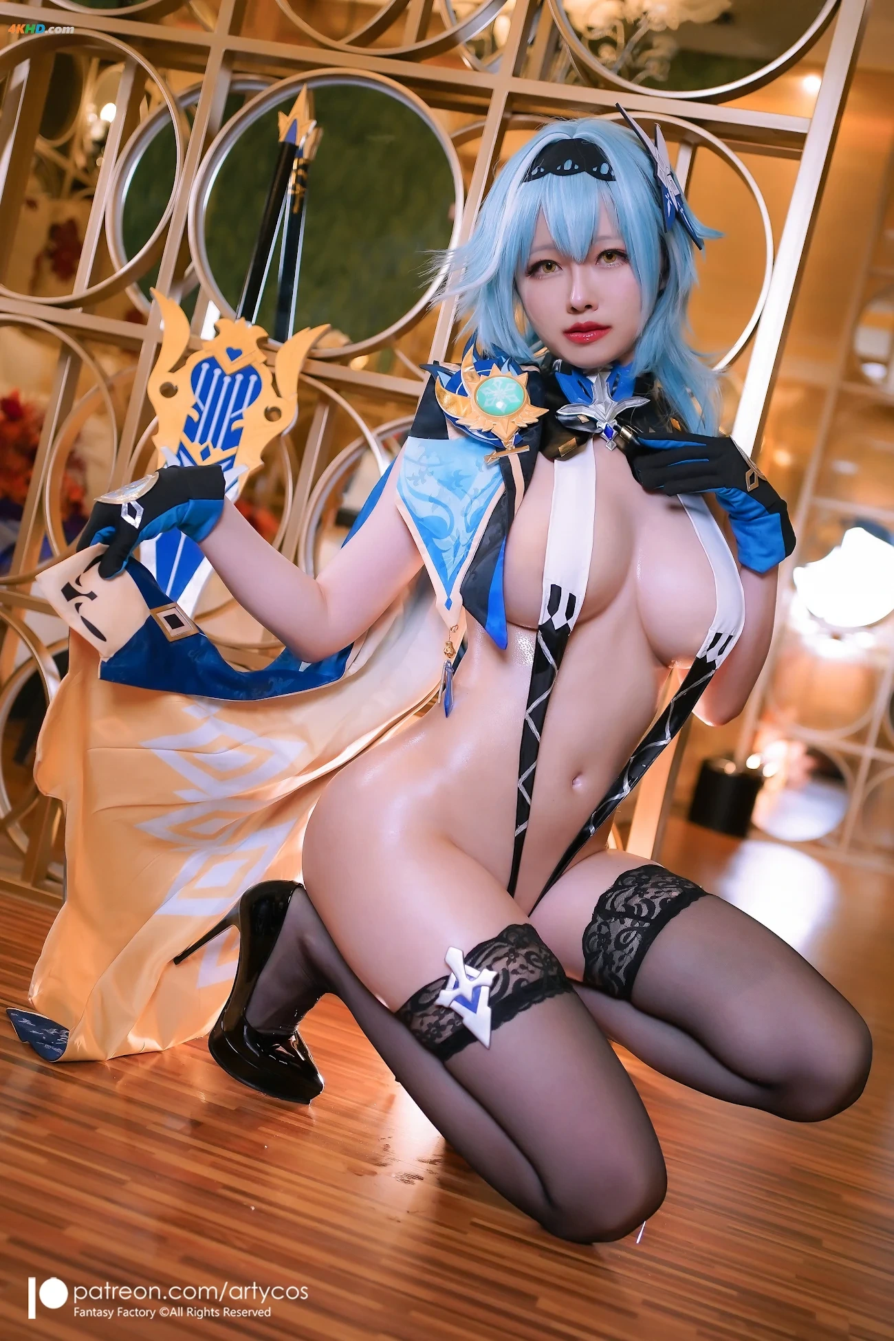[cosplay] Arty Huang - Eula Swimsuit — photo 5