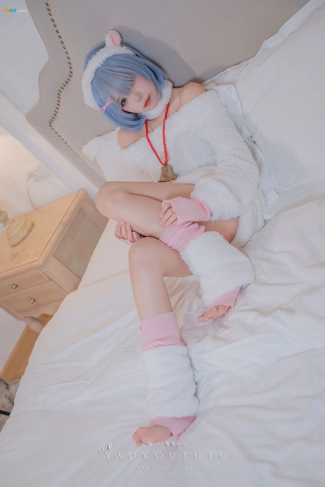 (Cosplay) NianNianTuanZiTu - Sheep Rem — photo 3