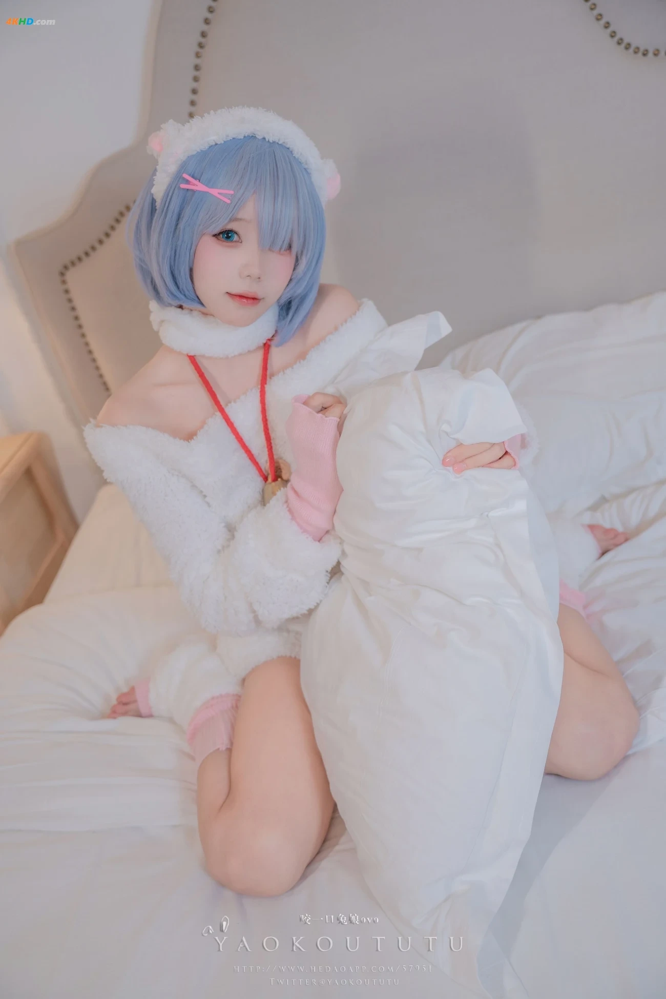 (Cosplay) NianNianTuanZiTu - Sheep Rem — photo 12