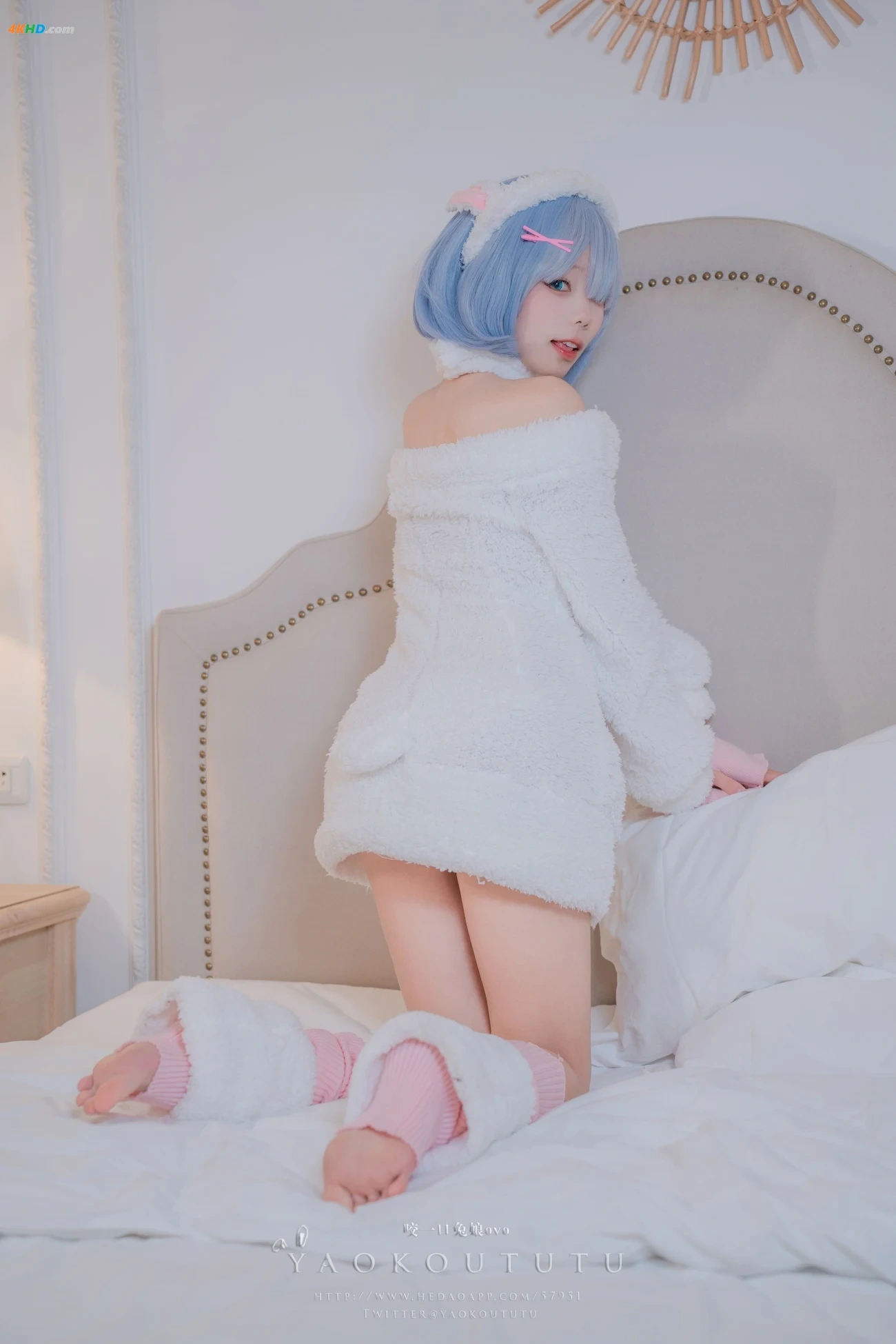 (Cosplay) NianNianTuanZiTu - Sheep Rem — photo 13