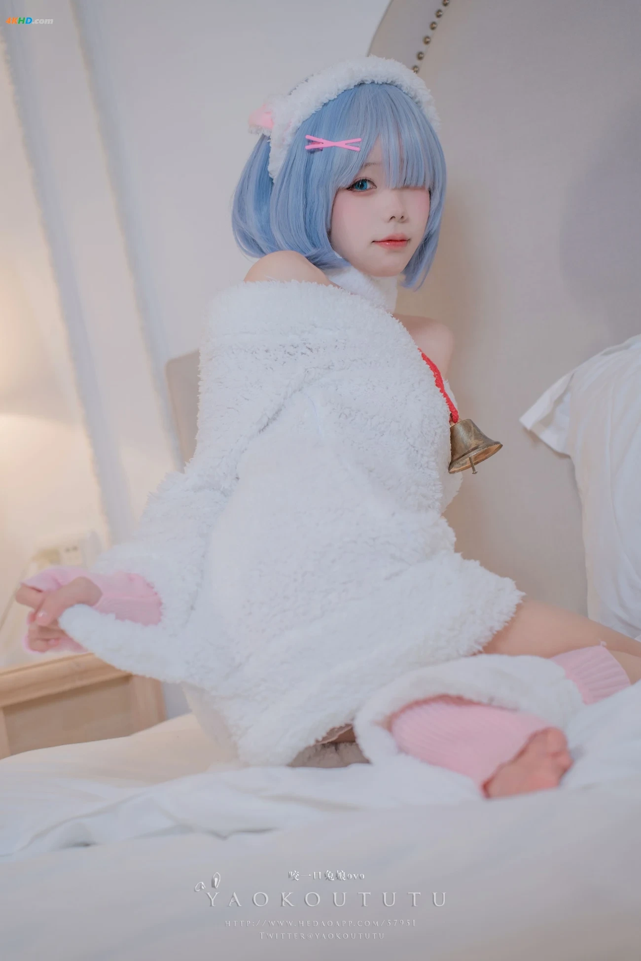 (Cosplay) NianNianTuanZiTu - Sheep Rem — photo 14