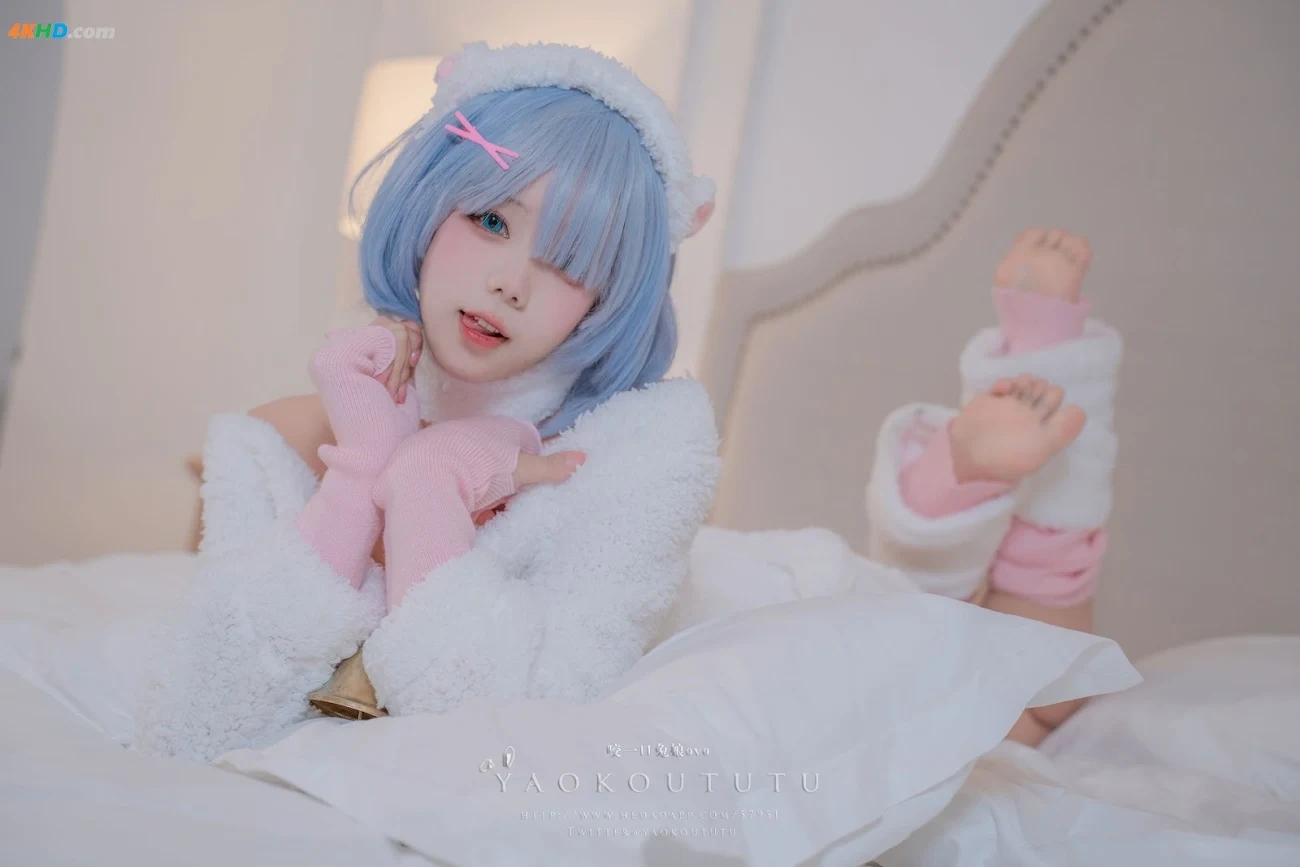 (Cosplay) NianNianTuanZiTu - Sheep Rem — photo 17