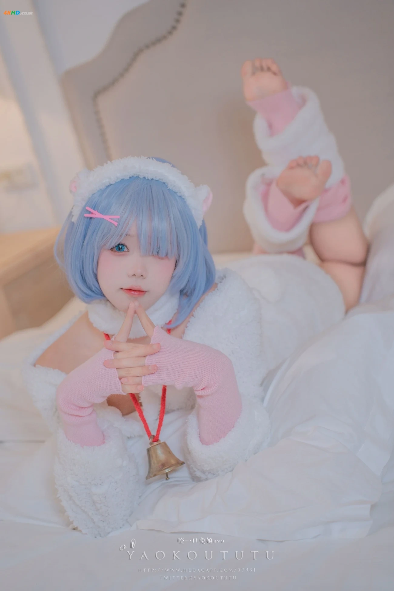(Cosplay) NianNianTuanZiTu - Sheep Rem — photo 18