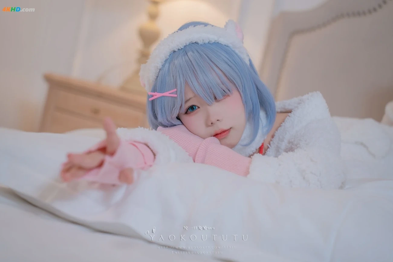 (Cosplay) NianNianTuanZiTu - Sheep Rem — photo 19