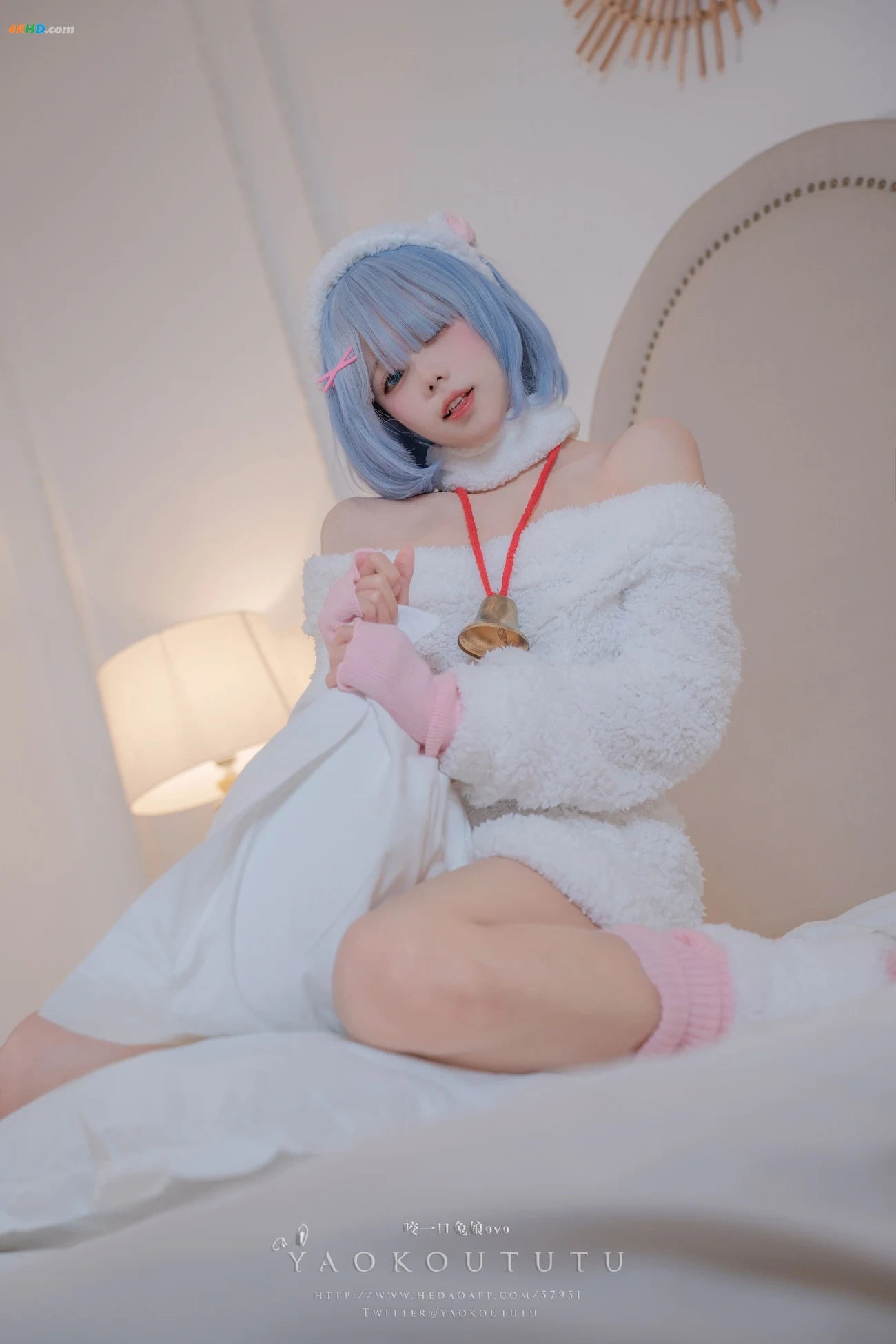 (Cosplay) NianNianTuanZiTu - Sheep Rem — photo 24