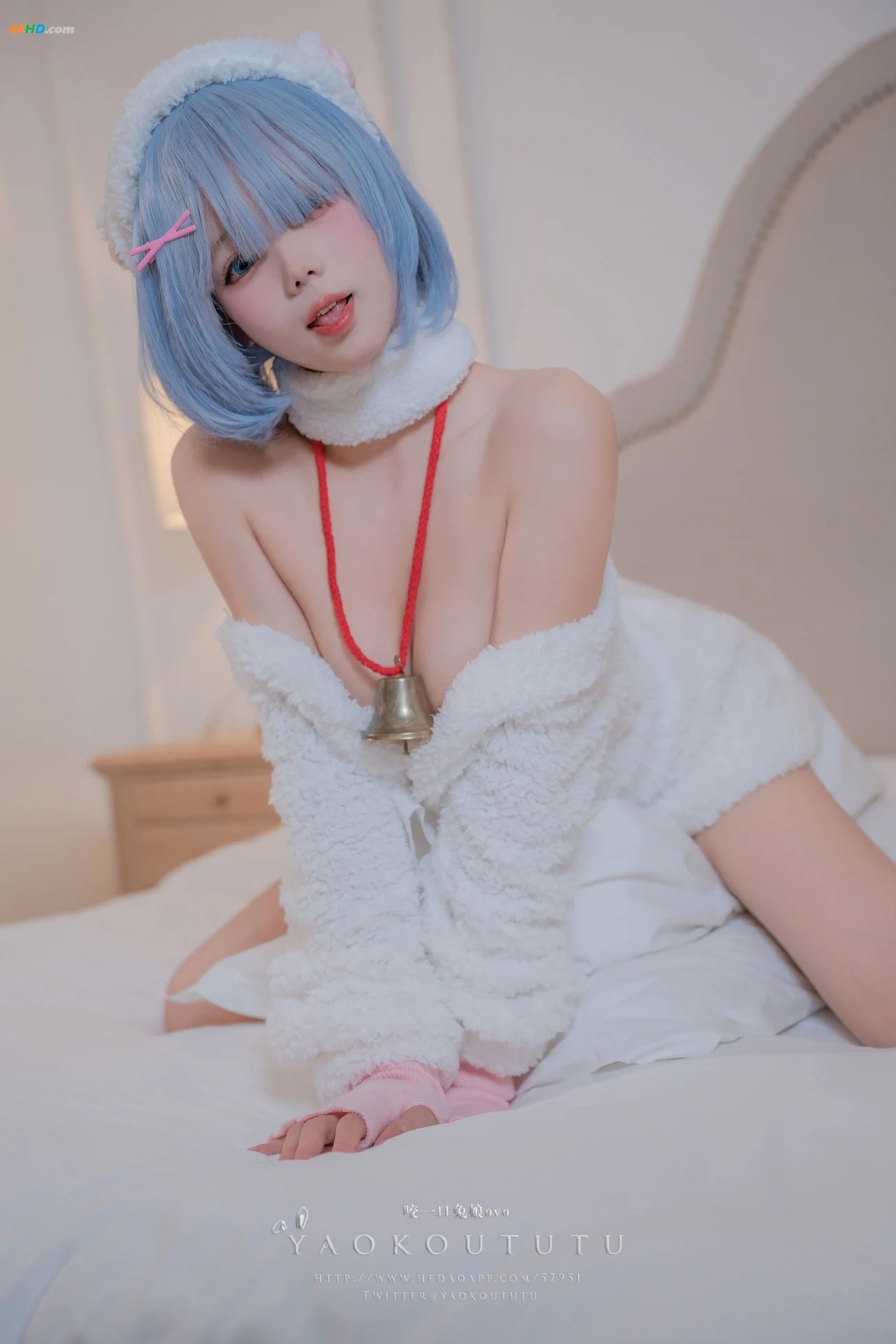 (Cosplay) NianNianTuanZiTu - Sheep Rem — photo 29