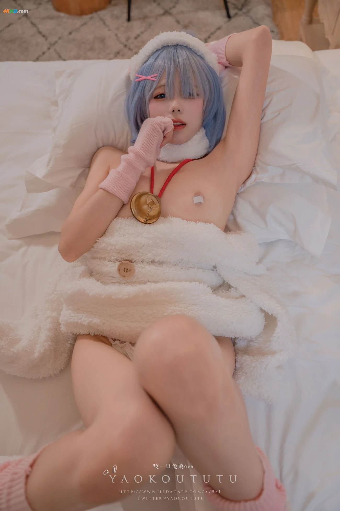 (Cosplay) NianNianTuanZiTu - Sheep Rem — photo 53