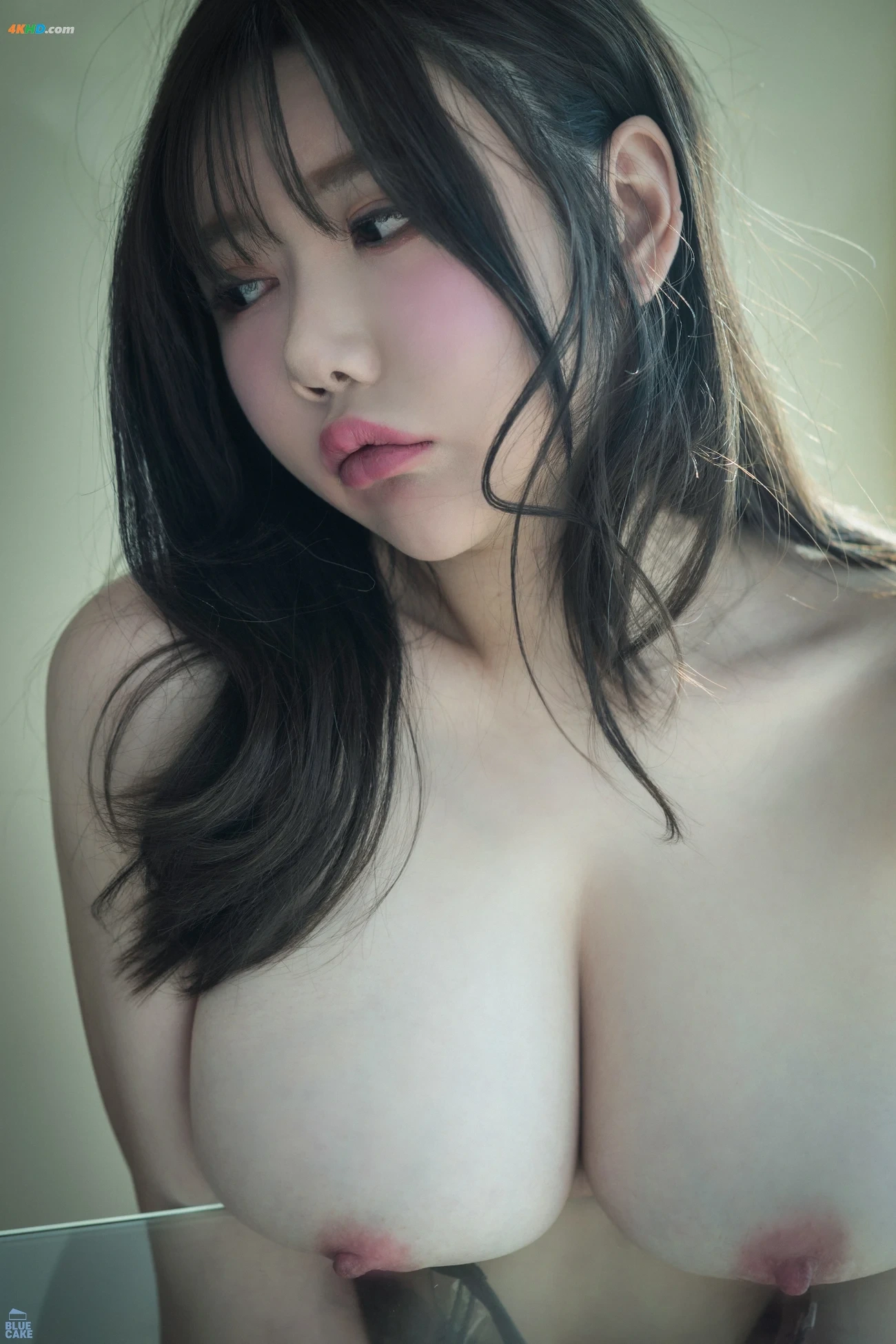 [BLUECAKE] JiSua Vol.05 - Nude Bikini_Black RED+ — photo 49