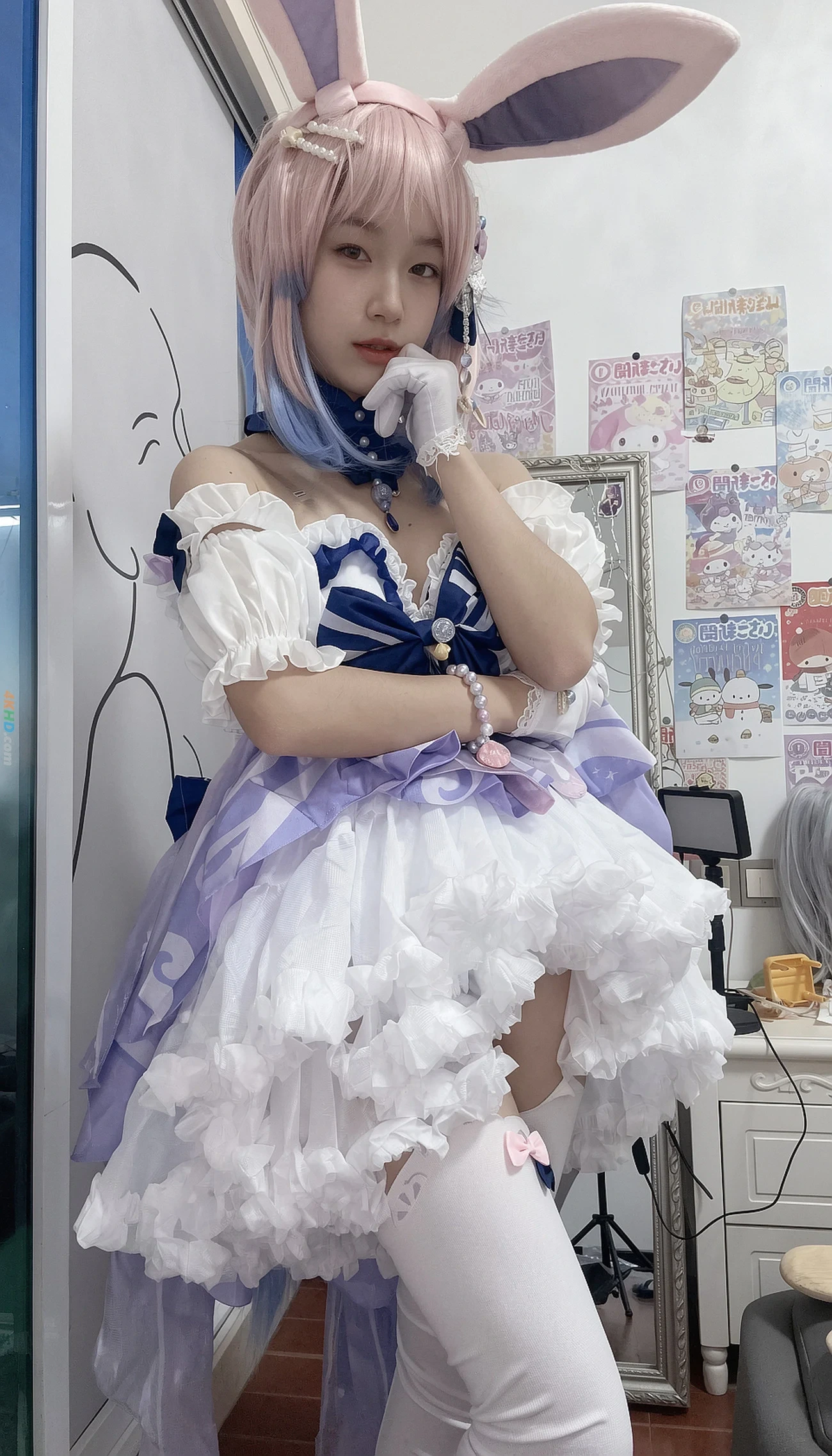 [OtherXXX] HuJiaoZi - BaiHuSaoLuo JiPinFuLiJi DingYueFuLi — photo 109