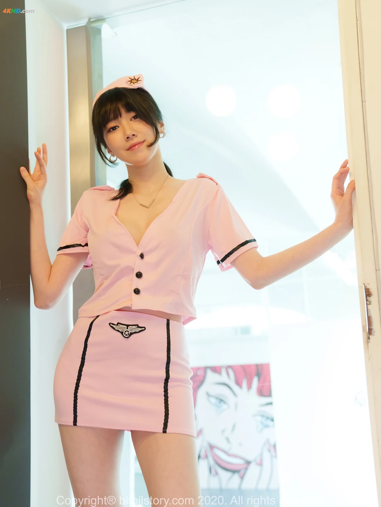 [Bimilstory] Nara (NaLa) Vol.21 Fantasy Uniform girl's Hot break time — photo 8